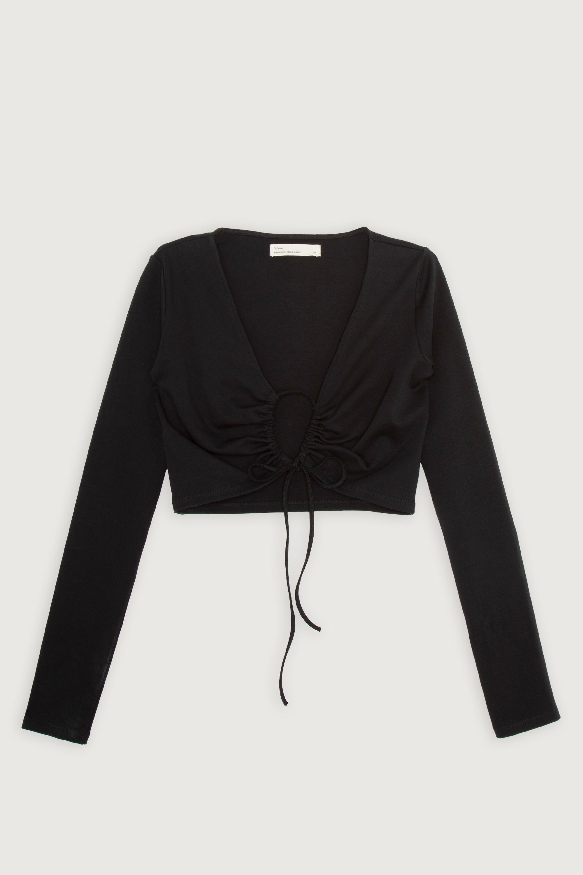 OPEN FRONT TOP WITH TIES by OAK + FORT
