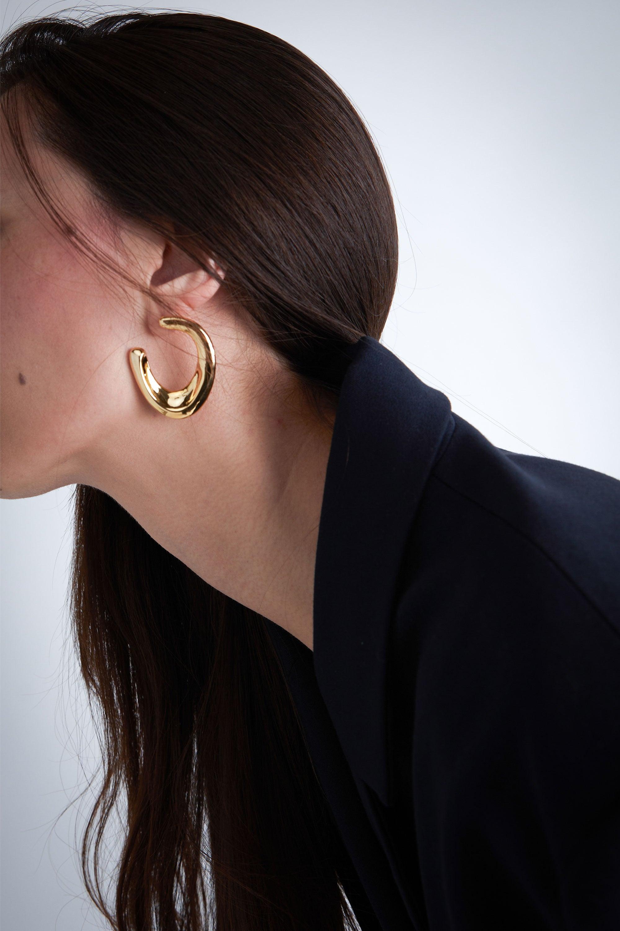 ORGANIC HOOP EARRING by OAK + FORT