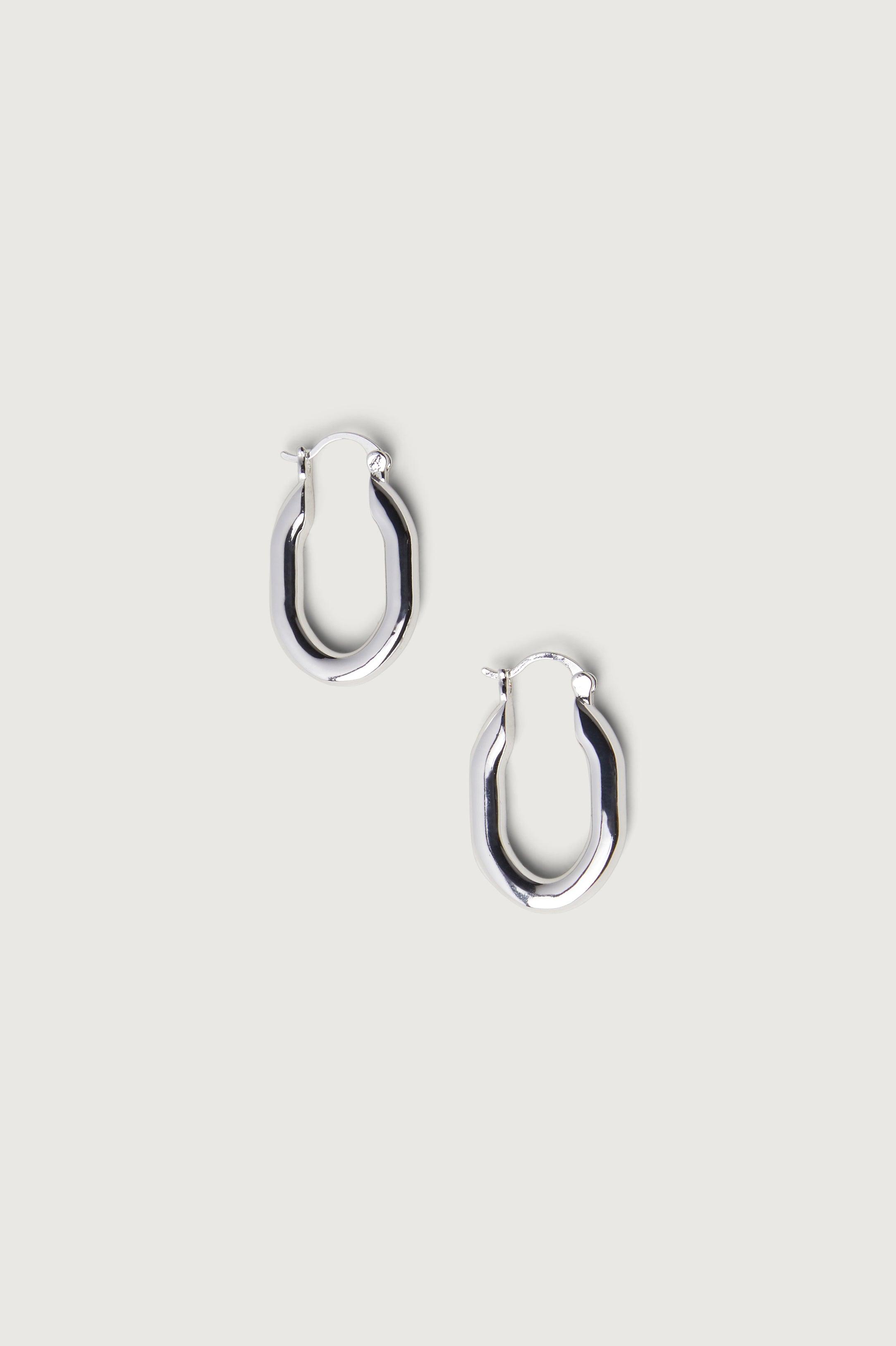 OVAL HOOP EARRING by OAK + FORT