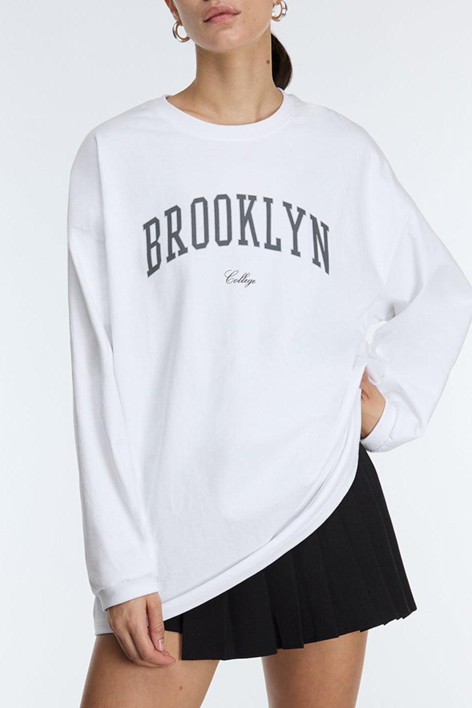 OVERSIZED BROOKLYN LONG SLEEVE TOP by OAK + FORT