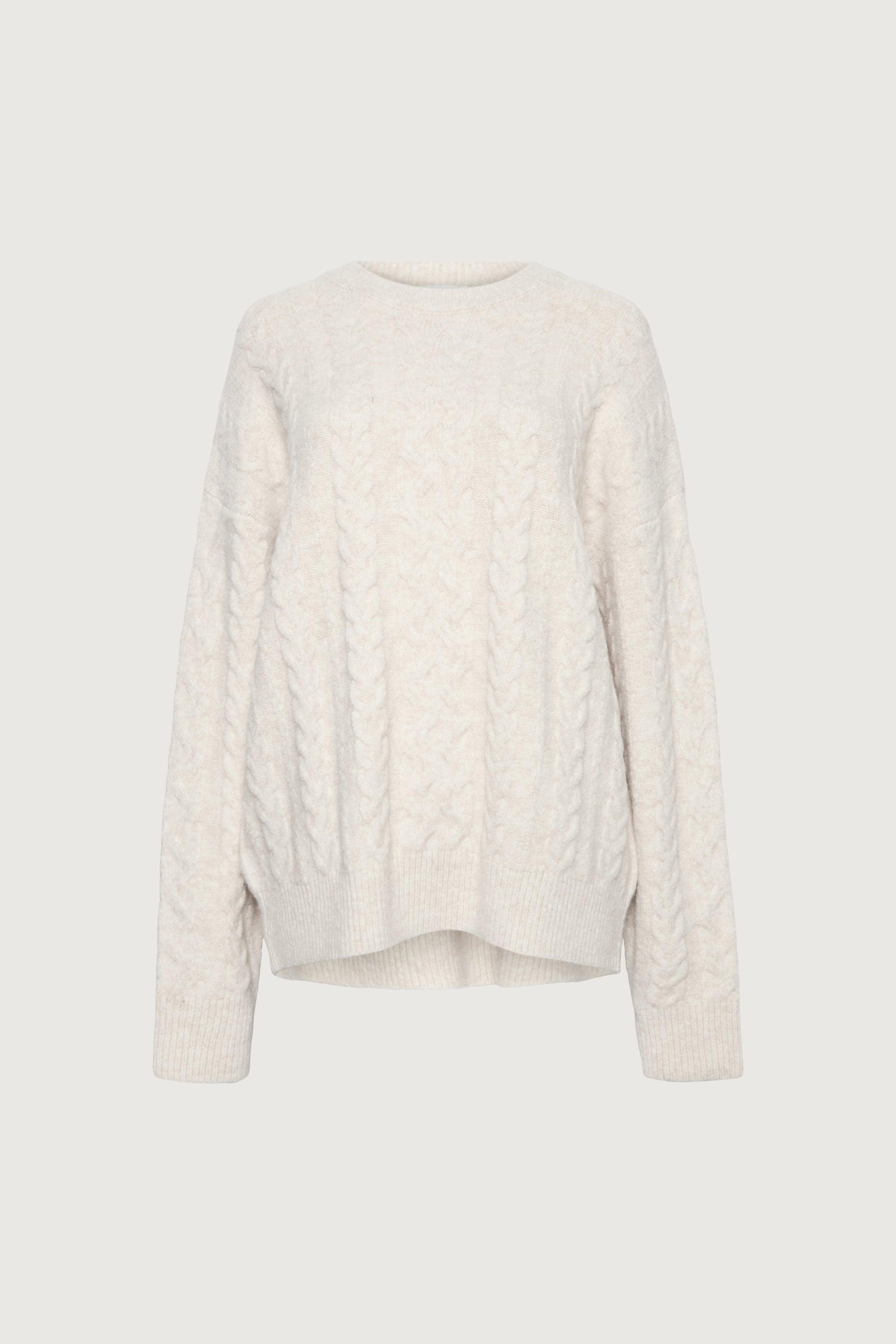 OVERSIZED CABLE KNIT SWEATER by OAK + FORT
