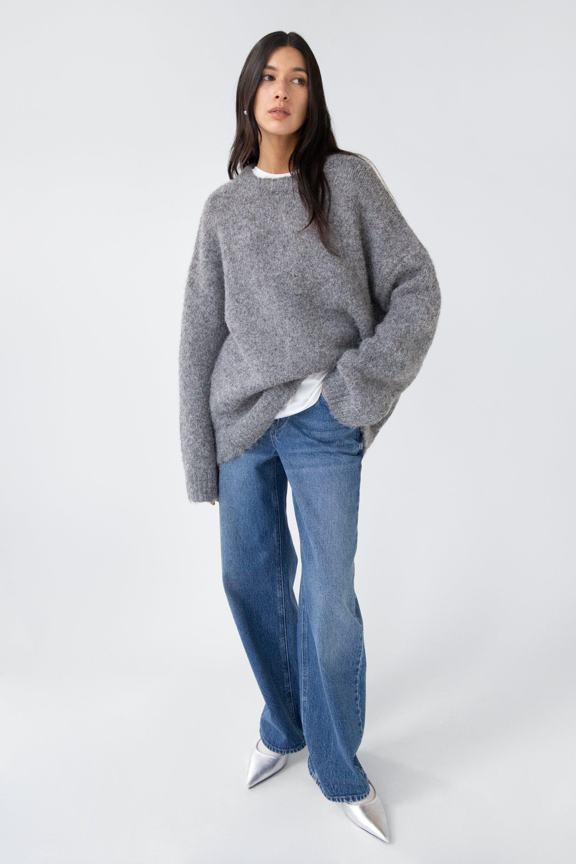 OVERSIZED CREWNECK SWEATER by OAK + FORT
