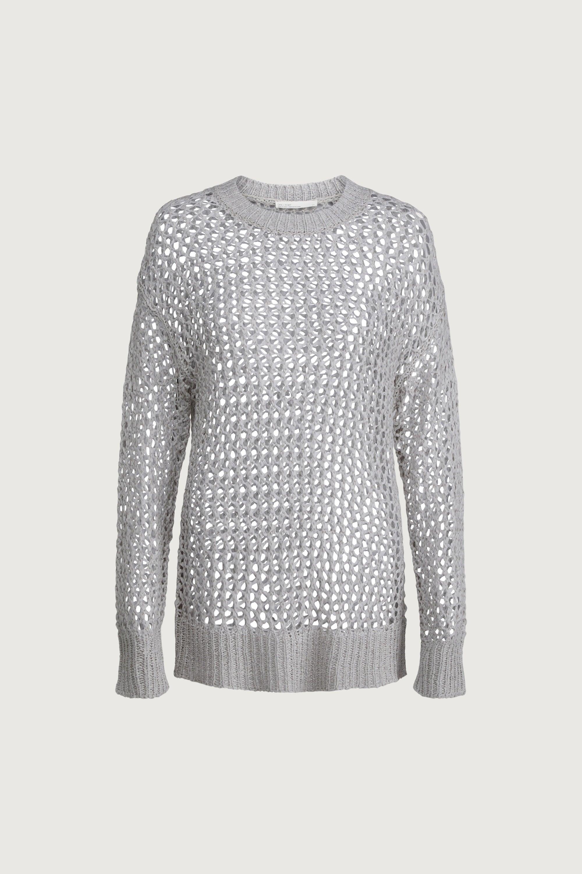 OVERSIZED CROCHET SWEATER by OAK + FORT