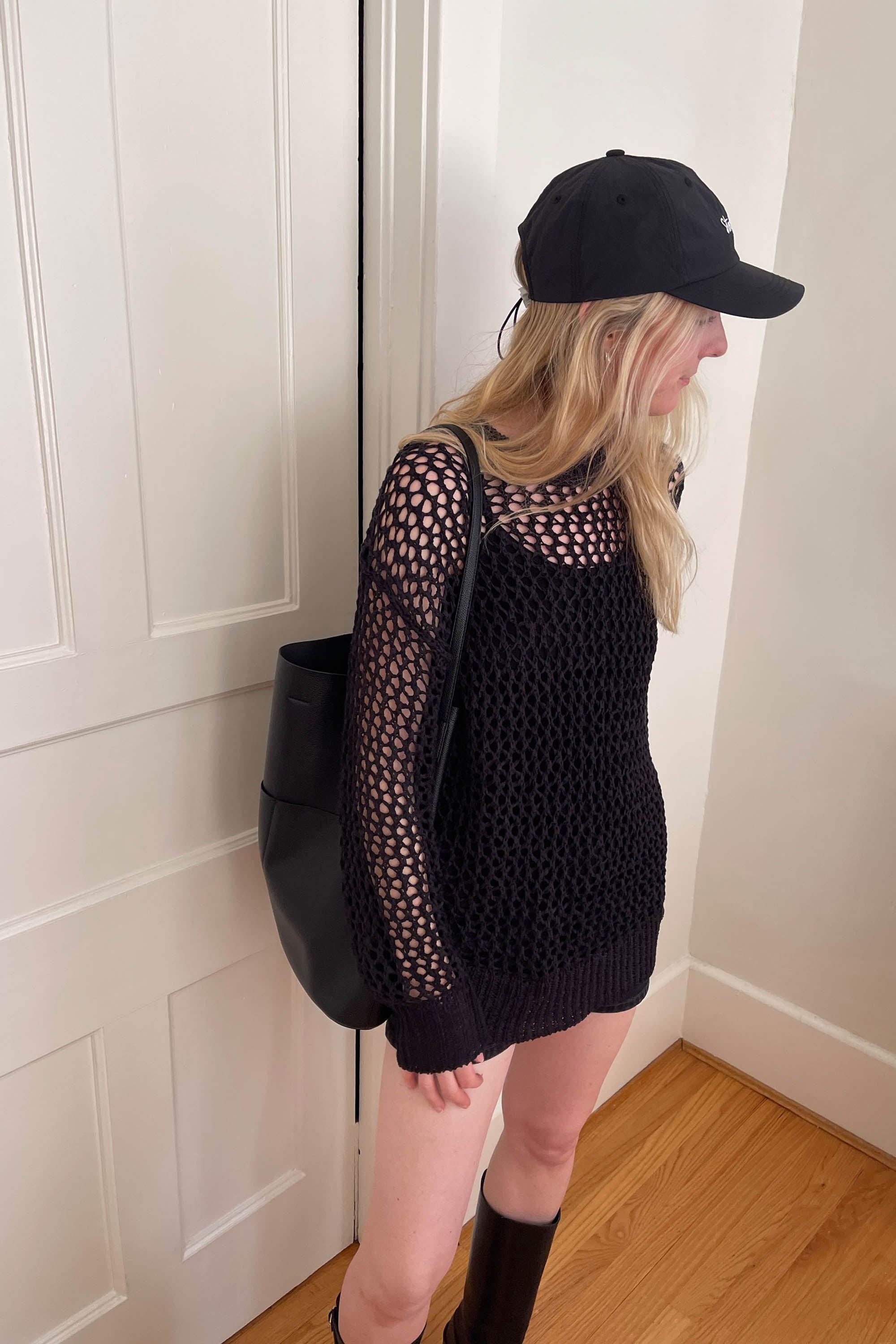 OVERSIZED CROCHET SWEATER by OAK + FORT