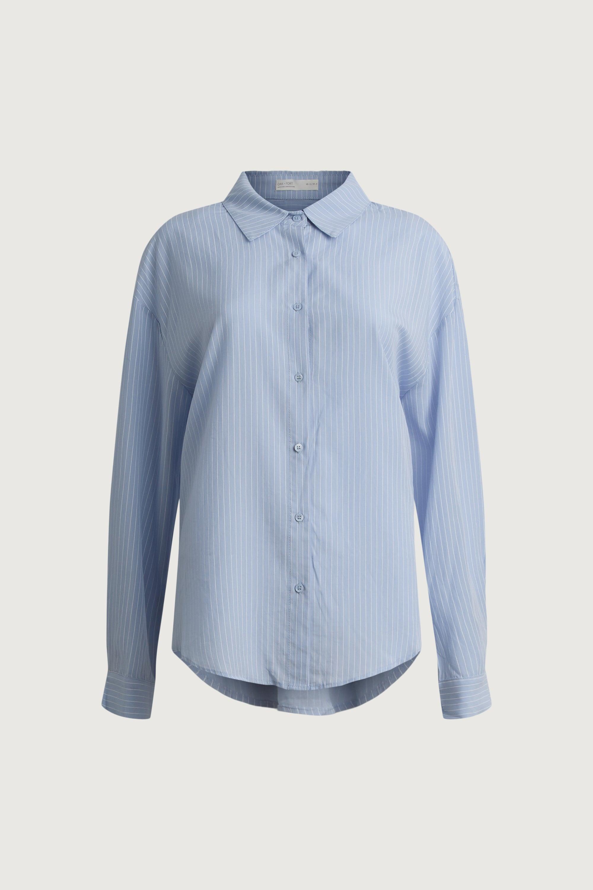 OVERSIZED PINSTRIPE SHIRT by OAK + FORT
