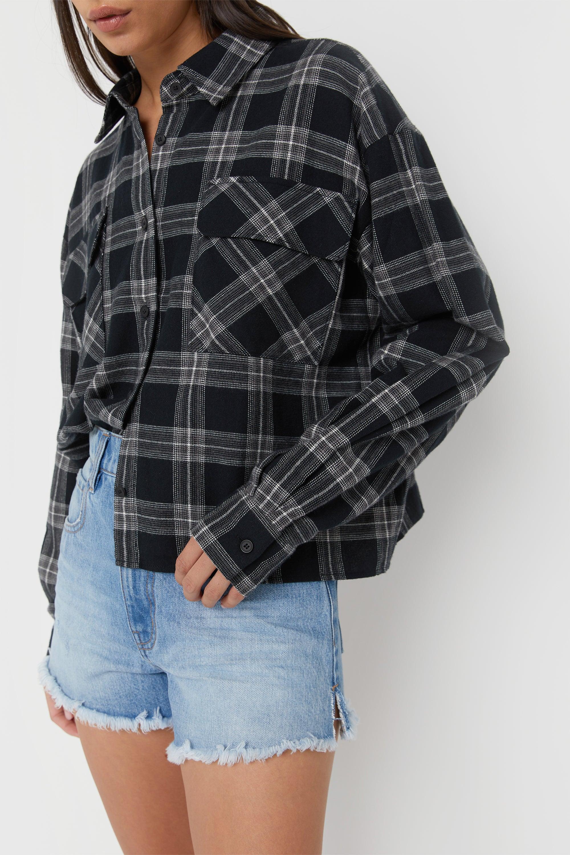 OVERSIZED PLAID SHIRT by OAK + FORT
