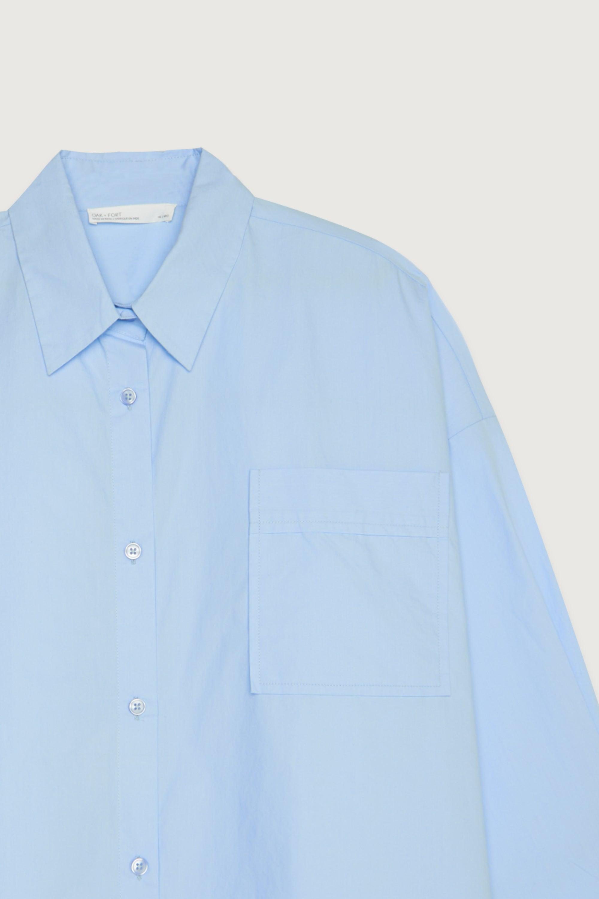 OVERSIZED POPLIN SHIRT by OAK + FORT