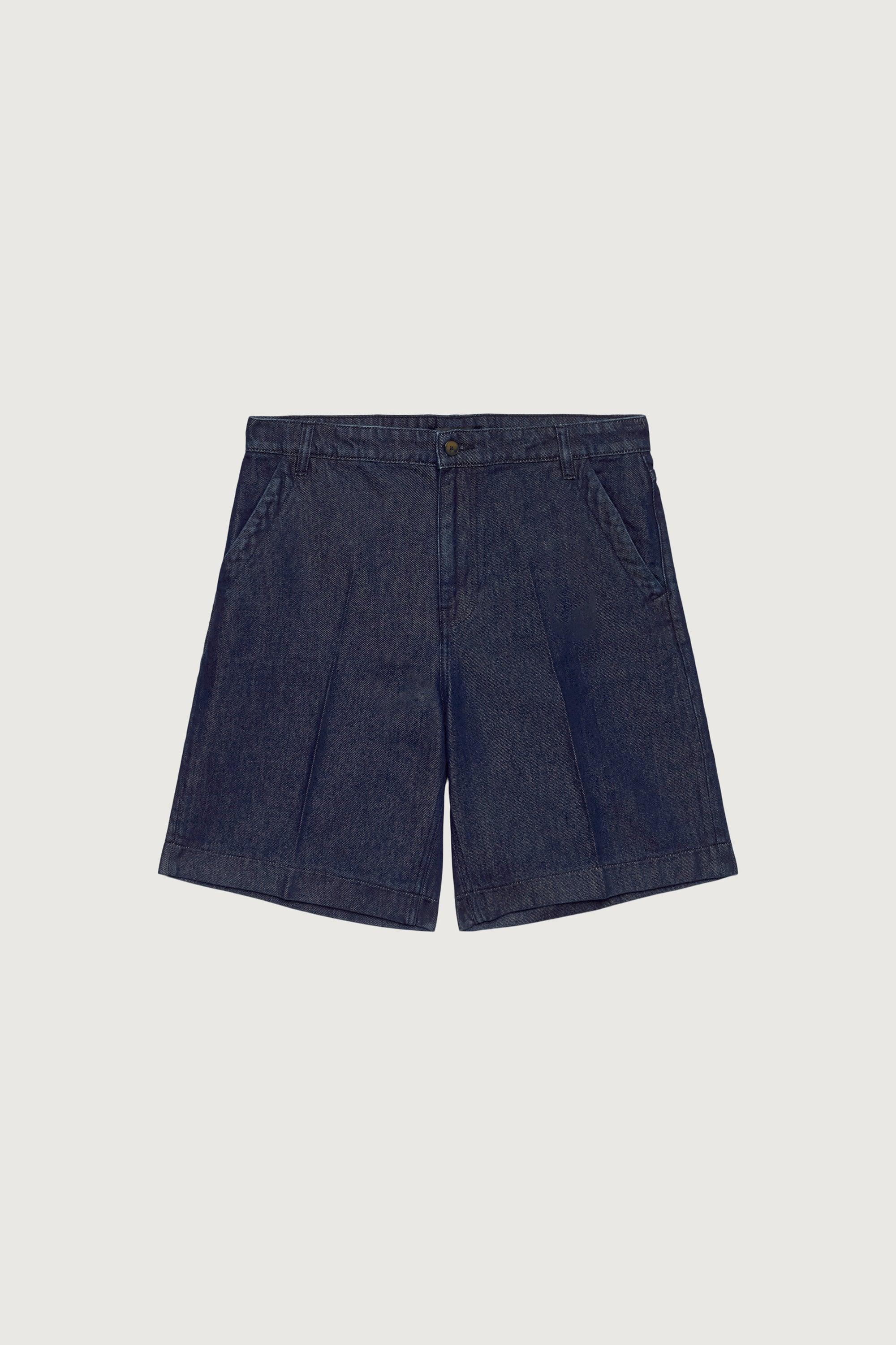 OVERSIZED PRESSED DENIM JORT by OAK + FORT