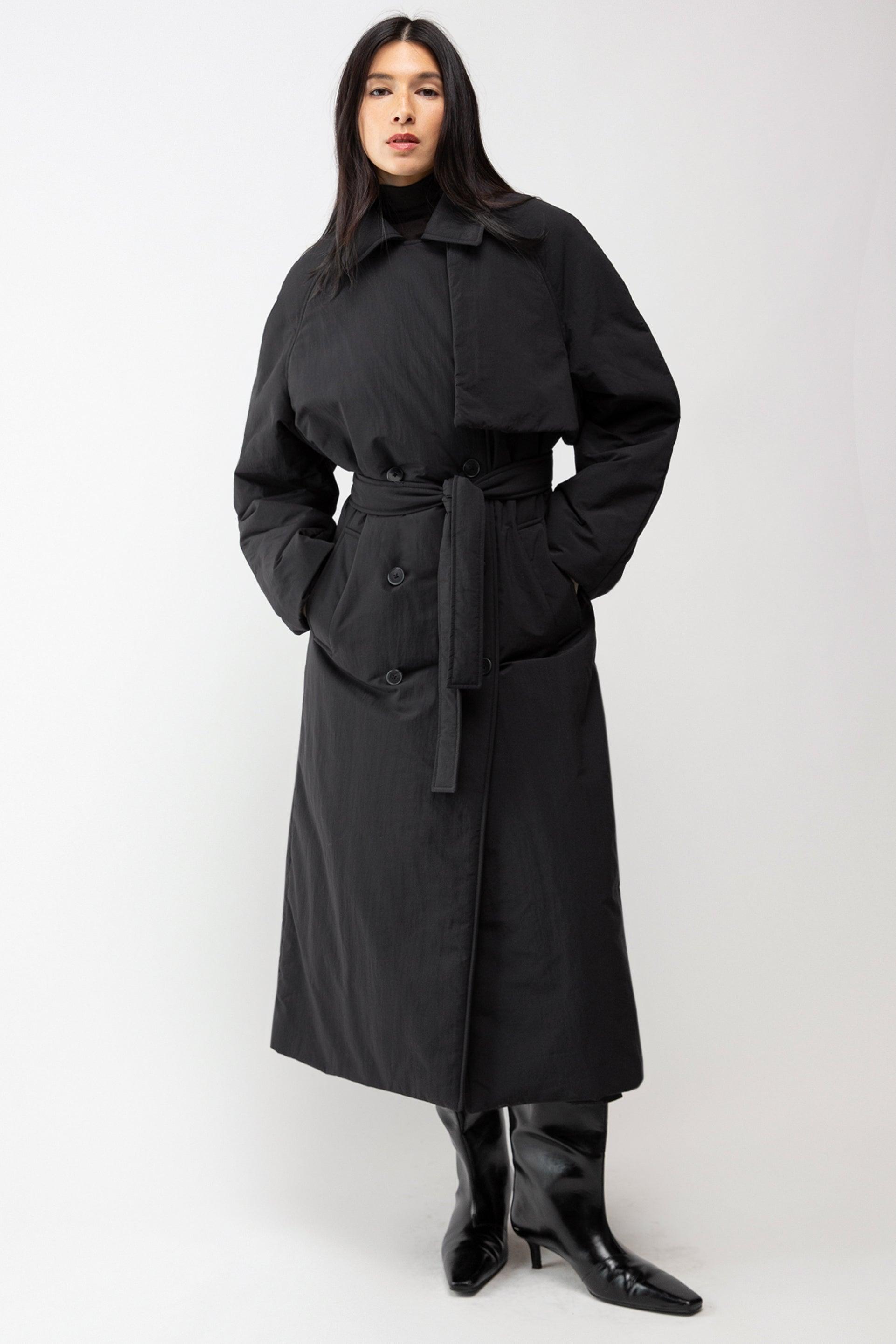 OVERSIZED PUFFER TRENCH COAT by OAK + FORT