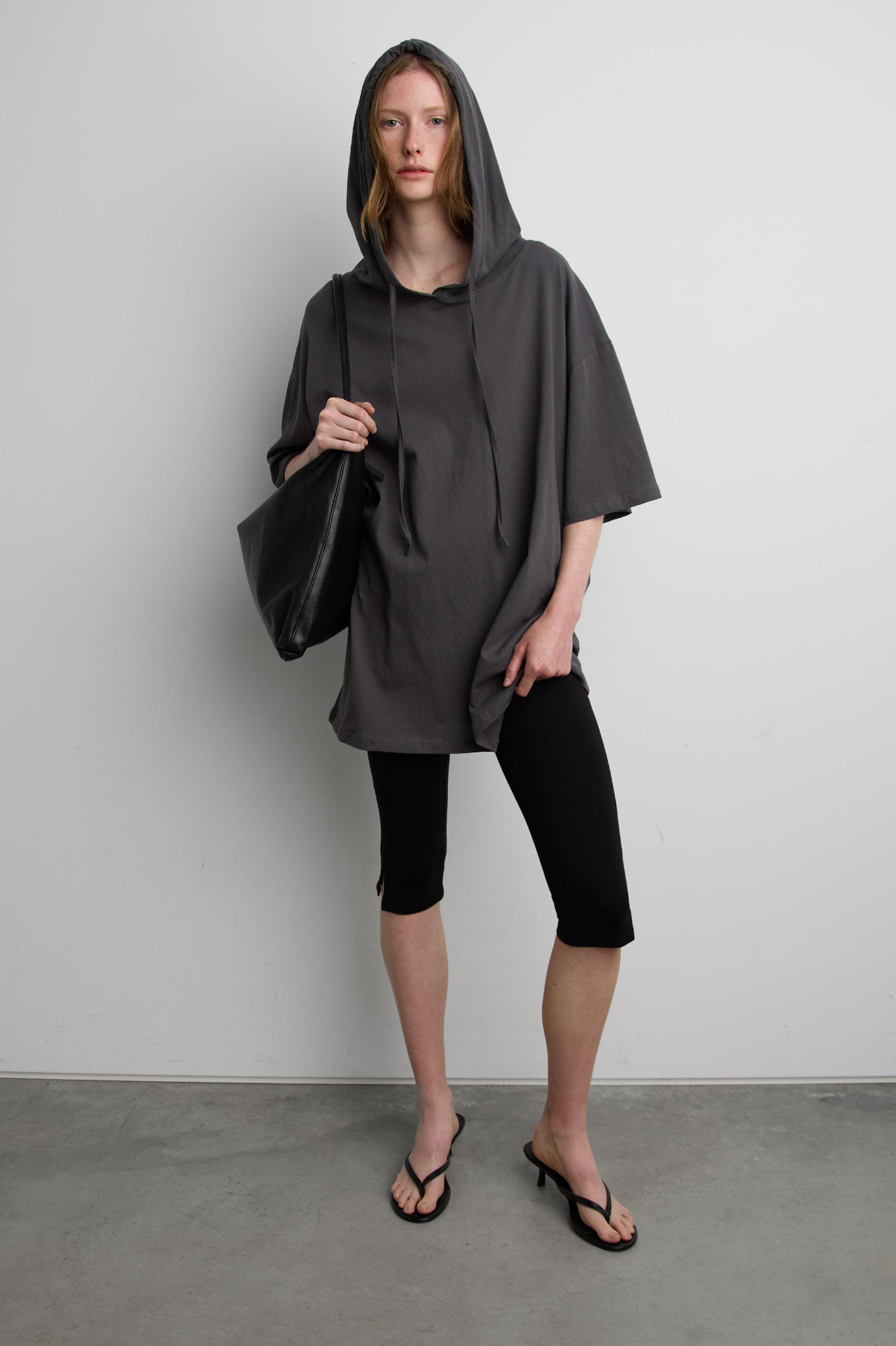OVERSIZED SHORT SLEEVE HOODIE by OAK + FORT