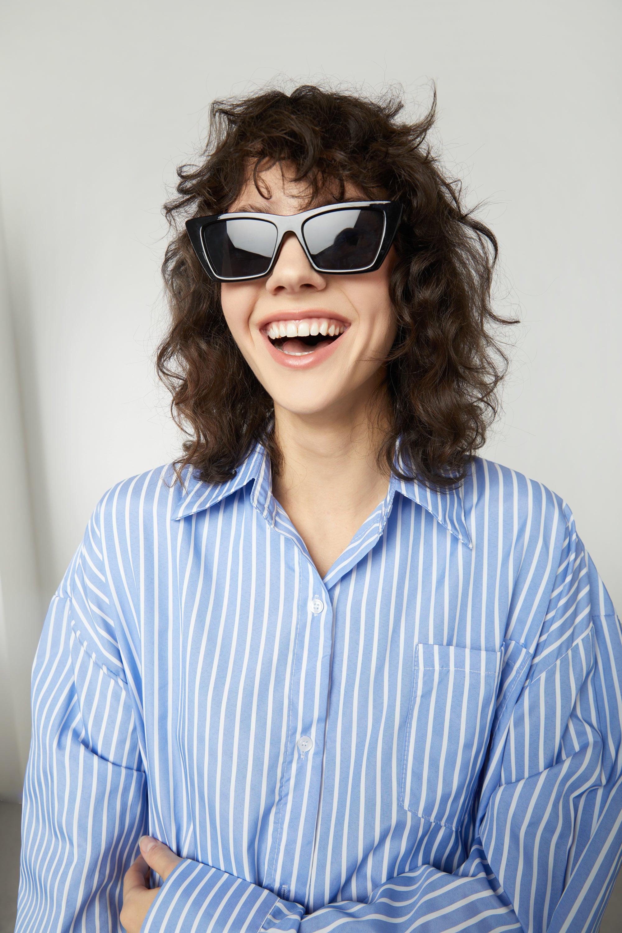 OVERSIZED STRIPED SHIRT by OAK + FORT