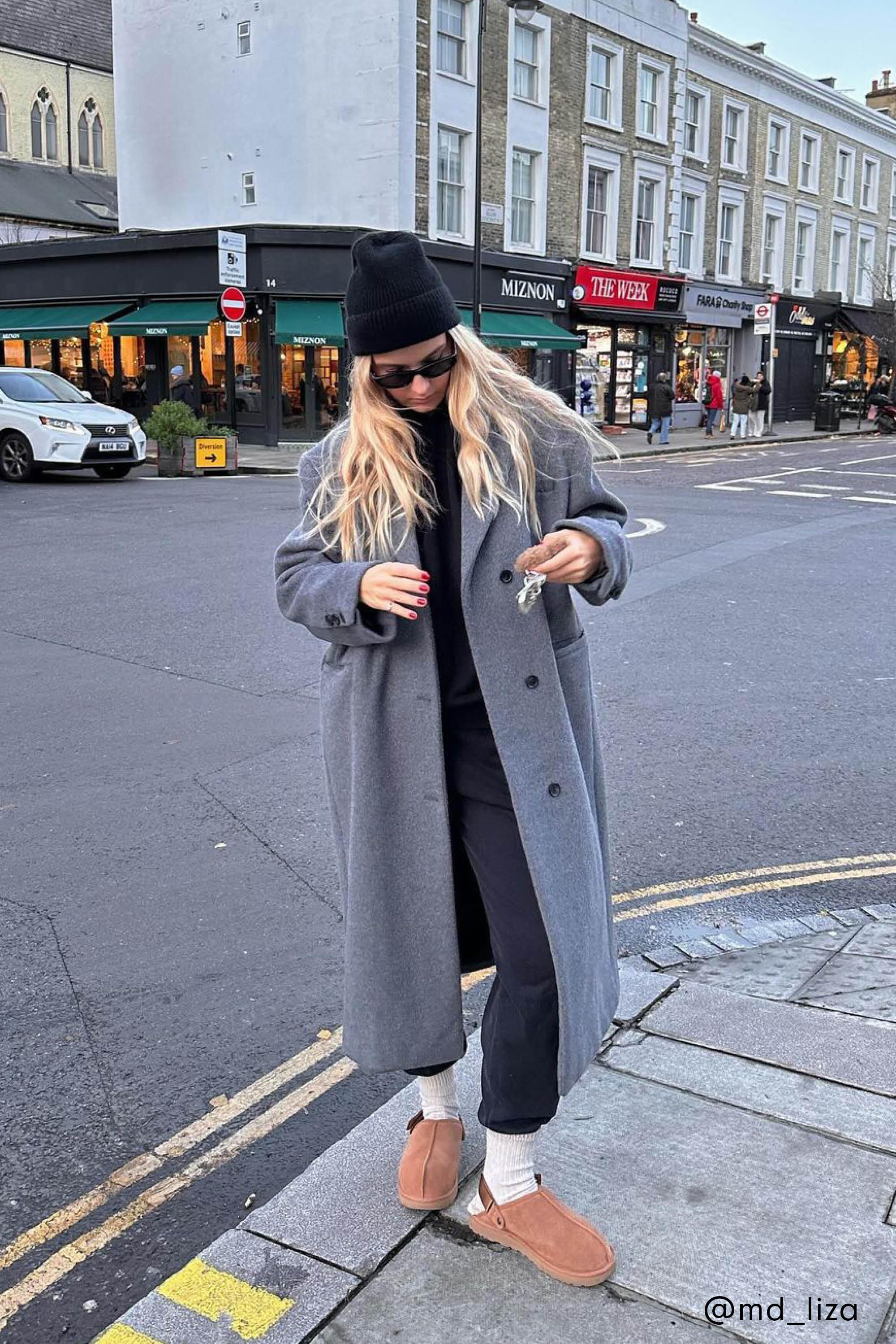 OVERSIZED WOOL BLEND COAT by OAK + FORT