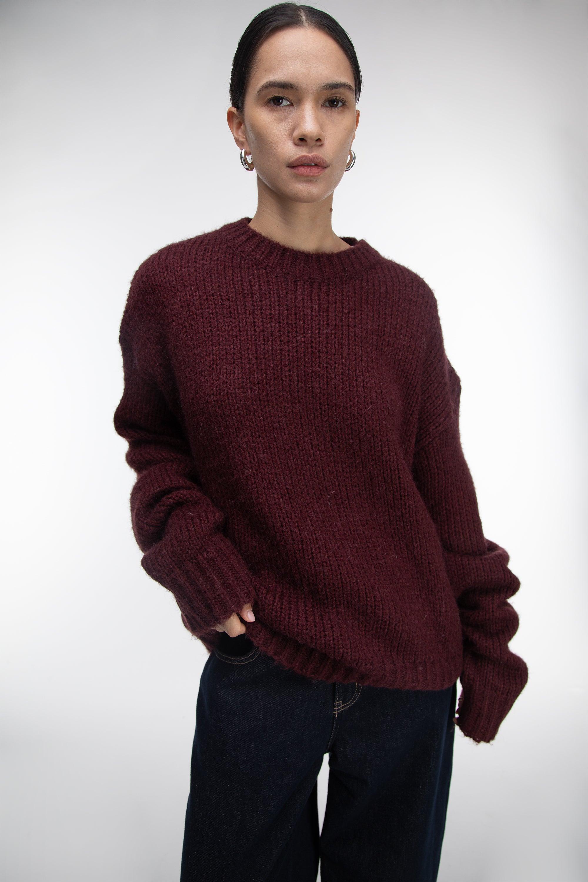 OVERSIZED WOOL-BLEND SWEATER by OAK + FORT