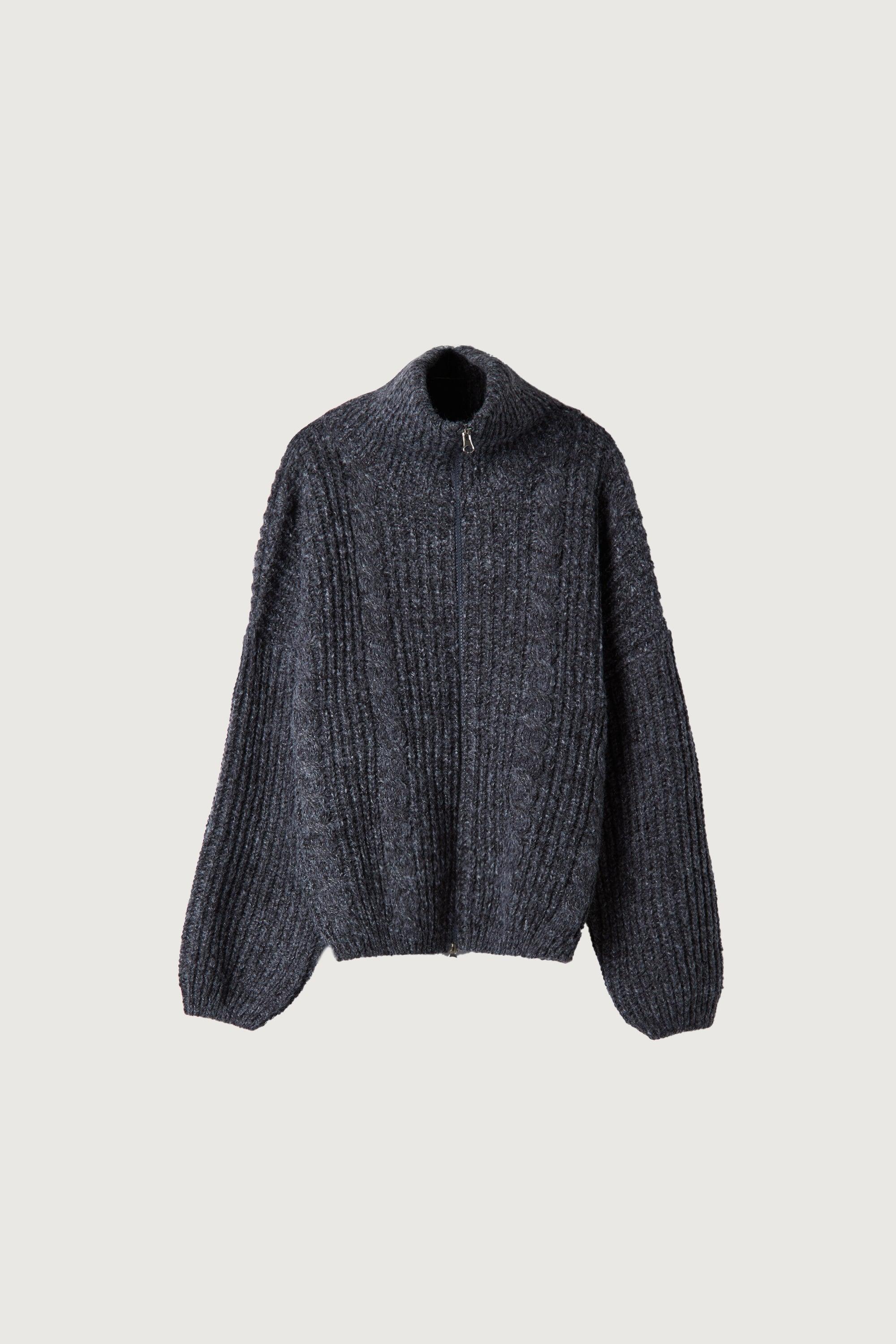 OVERSIZED ZIP-UP SWEATER by OAK + FORT