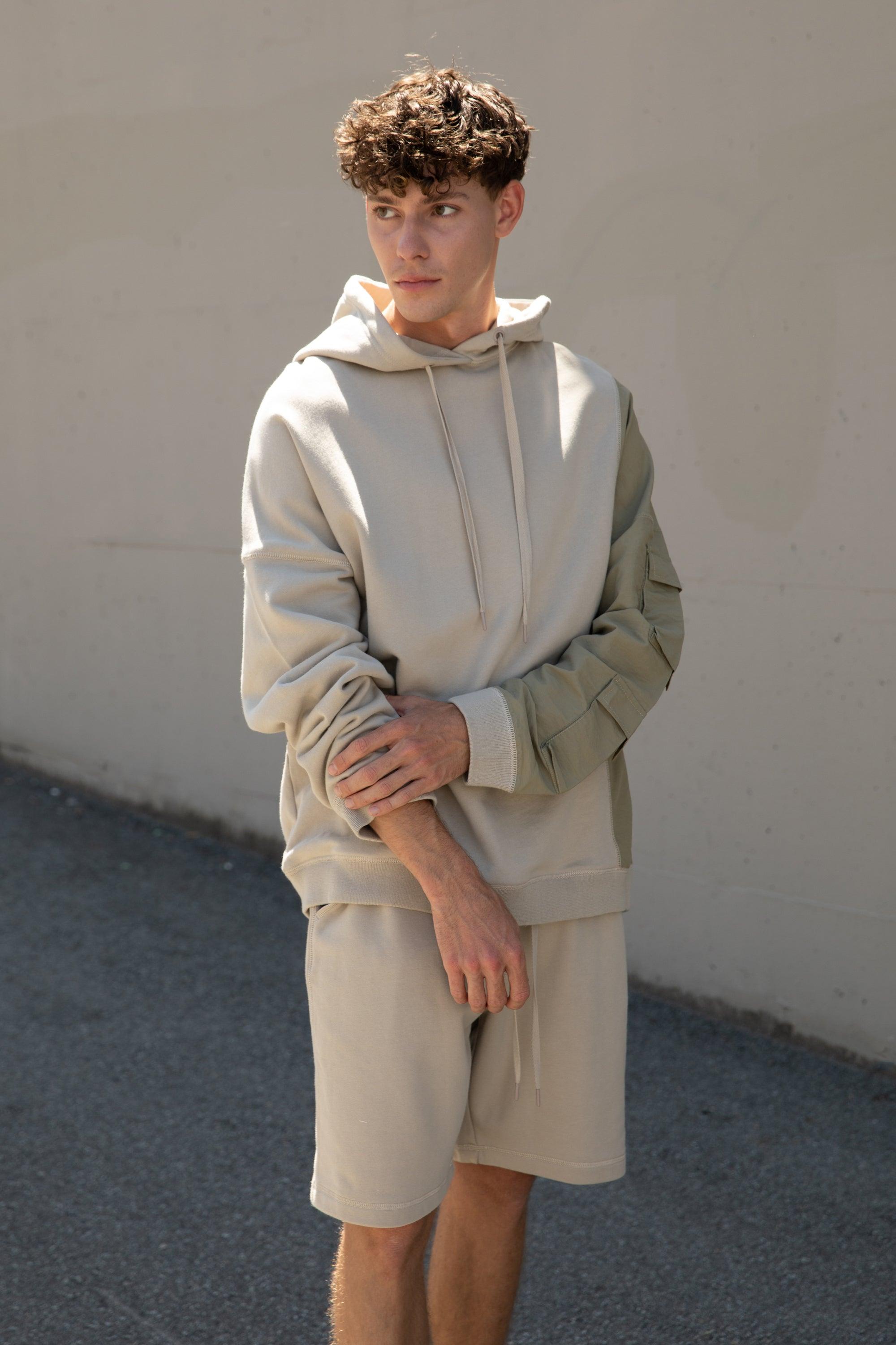 PANELED HOODIE by OAK + FORT