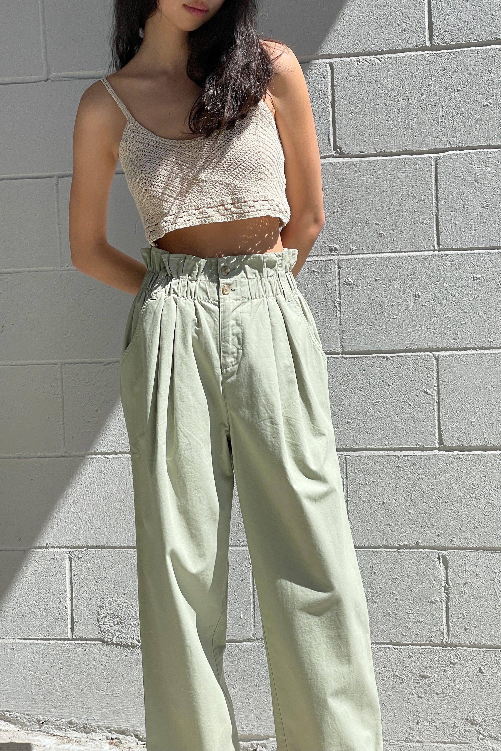PAPERBAG WAIST PANTS by OAK + FORT