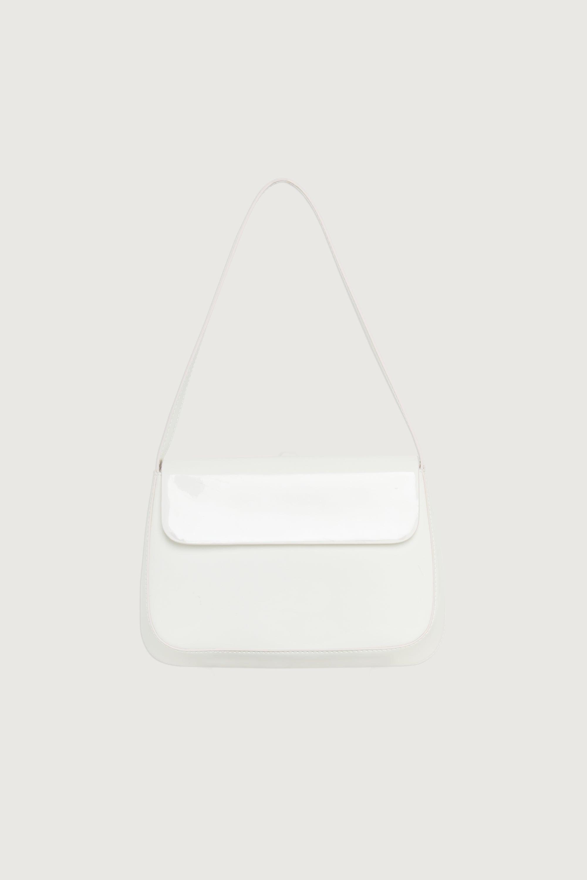 PATENT FRONT FLAP SHOULDER BAG by OAK + FORT