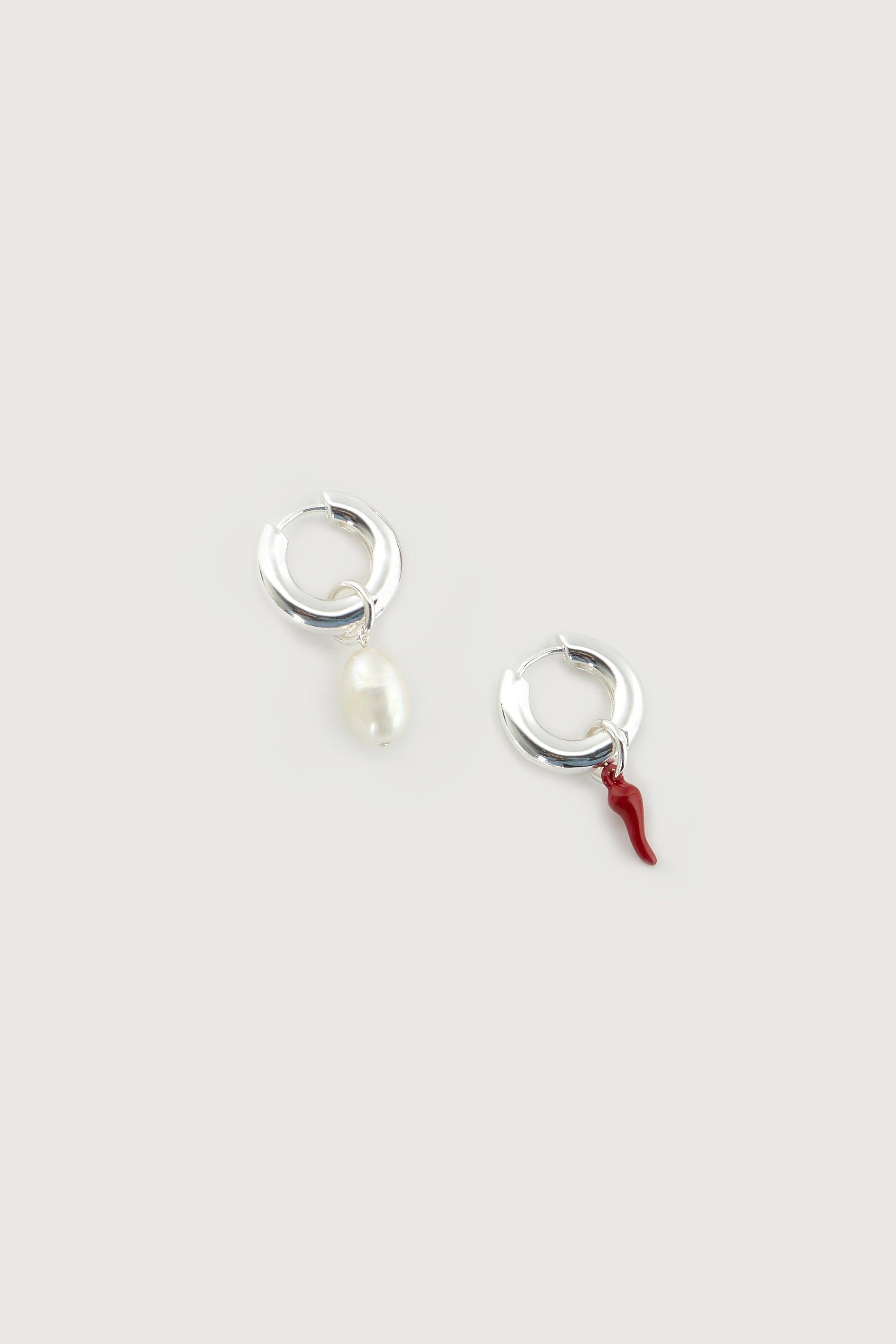 PEARL AND PEPPER HOOPS by OAK + FORT
