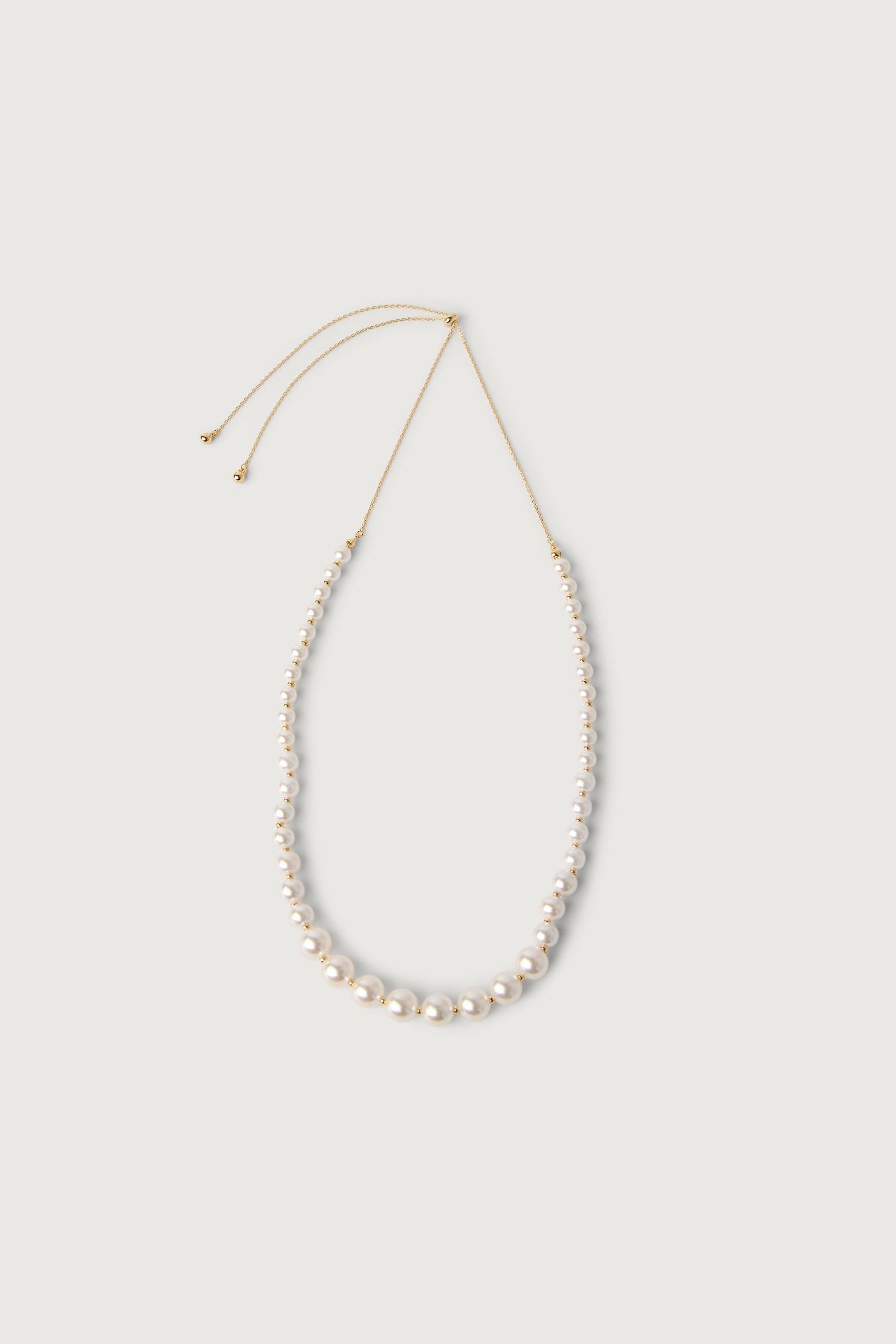 PEARL STRAND NECKLACE by OAK + FORT