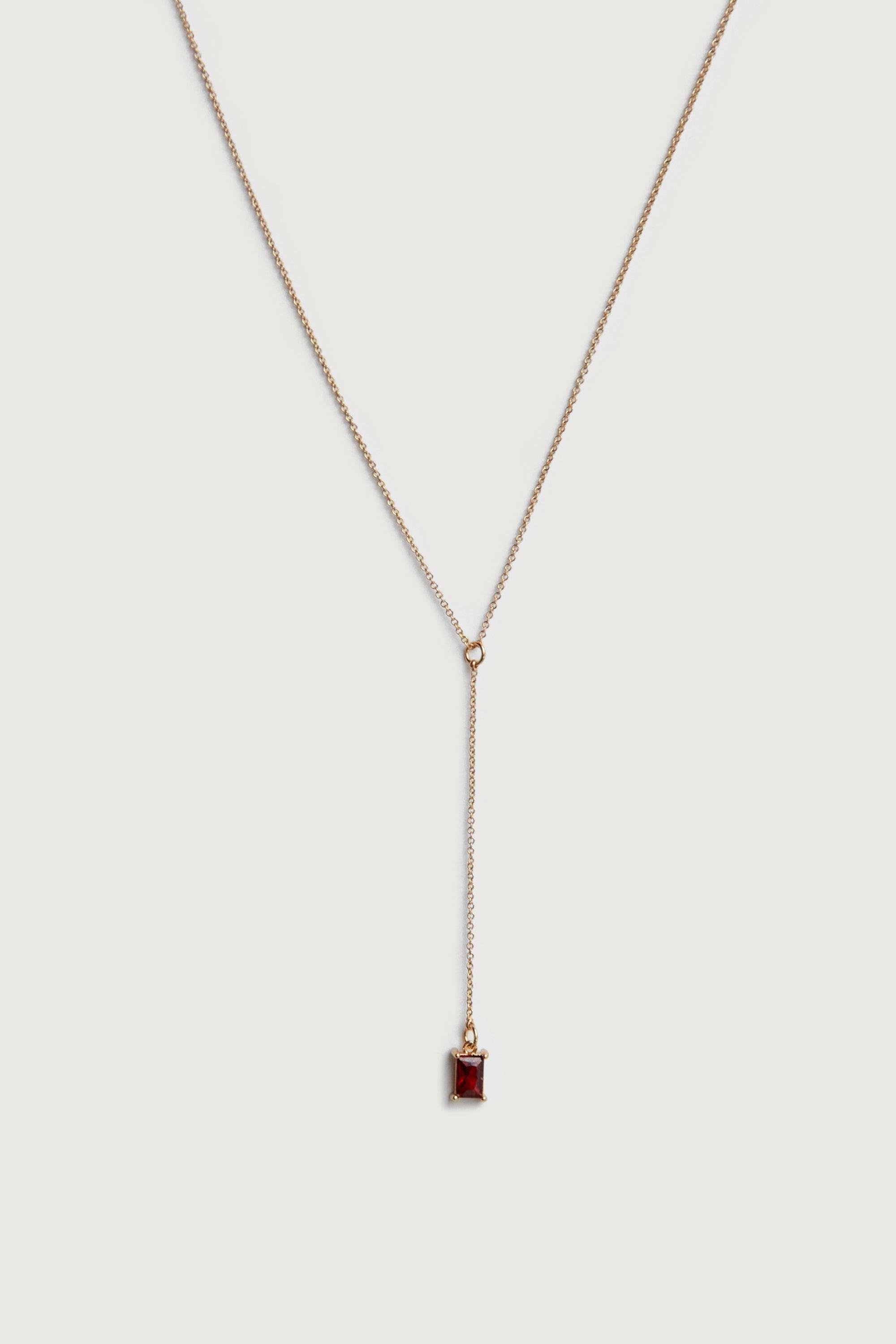 PENDANT DROP NECKLACE by OAK + FORT