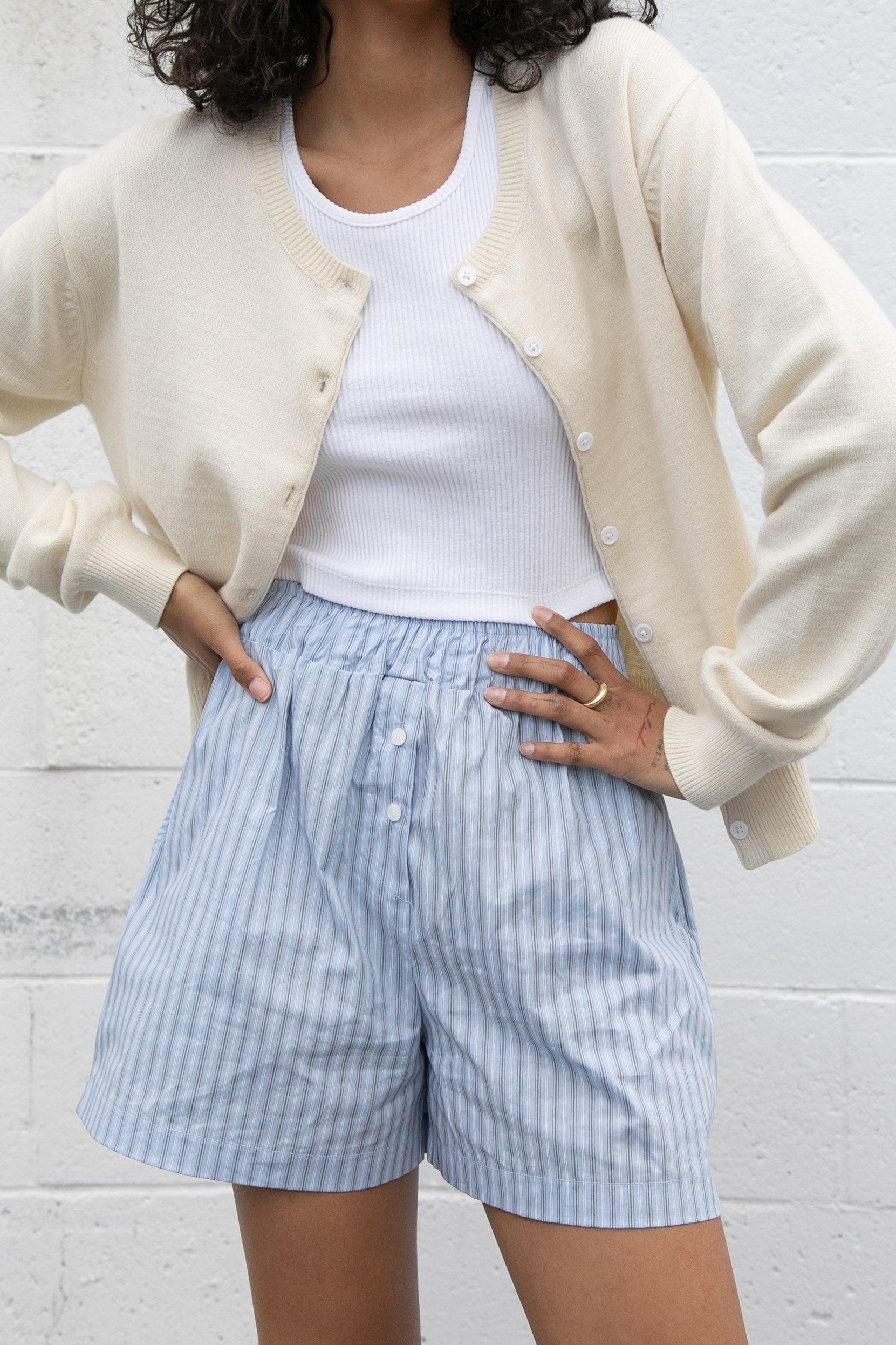 PINSTRIPE BOXER SHORT by OAK + FORT