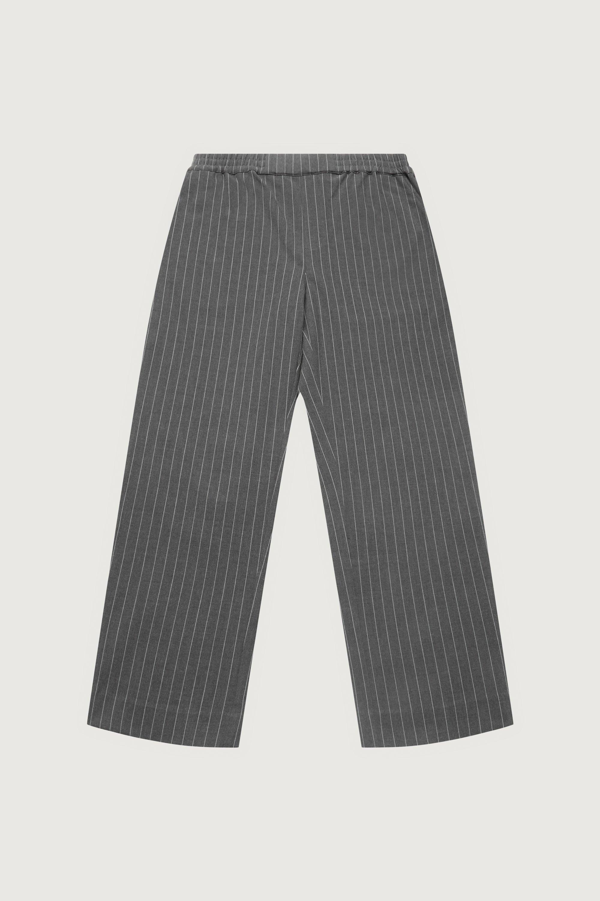 PINSTRIPE ELASTIC WAIST DRESS PANT by OAK + FORT