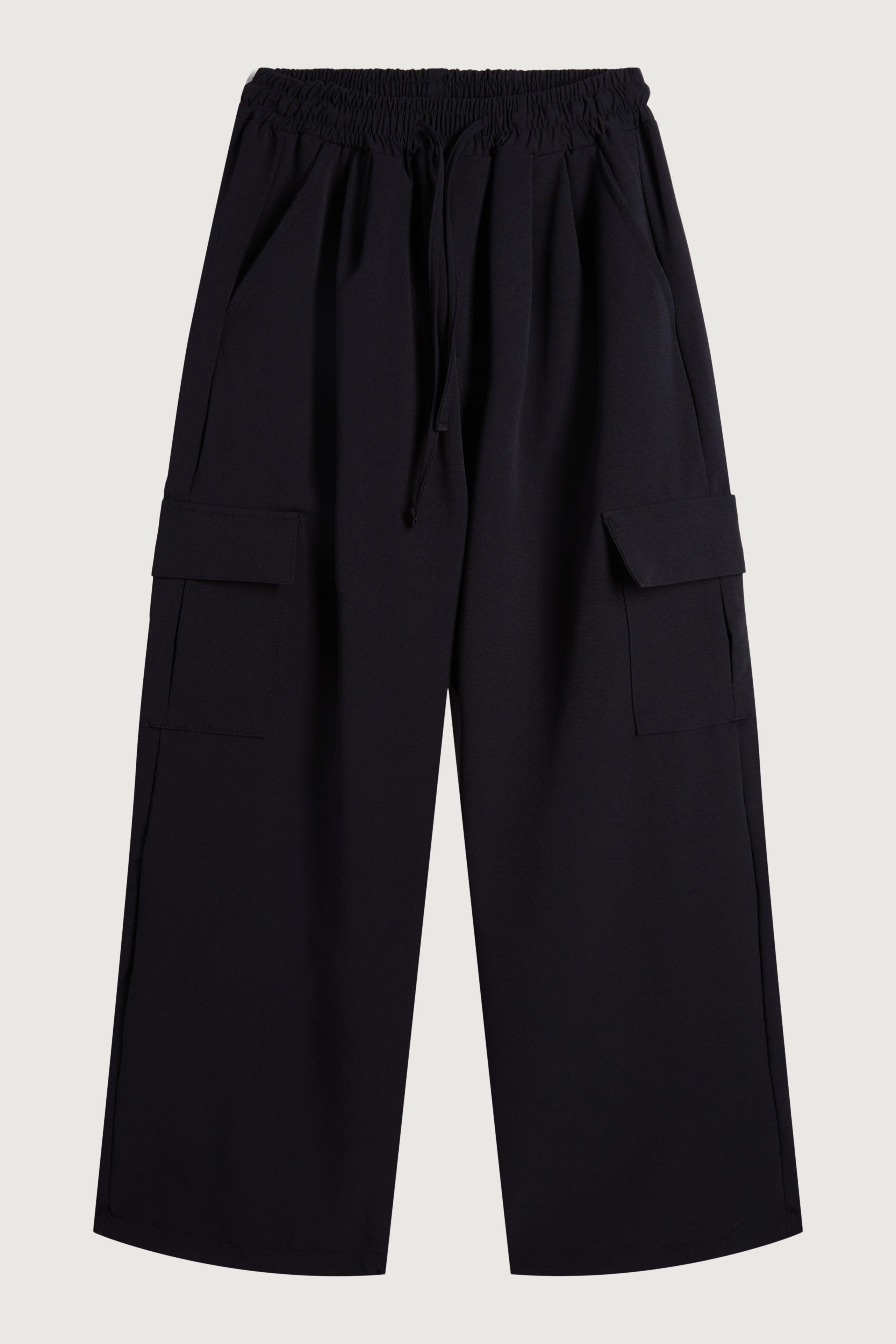 PLEATED CARGO PANTS by OAK + FORT