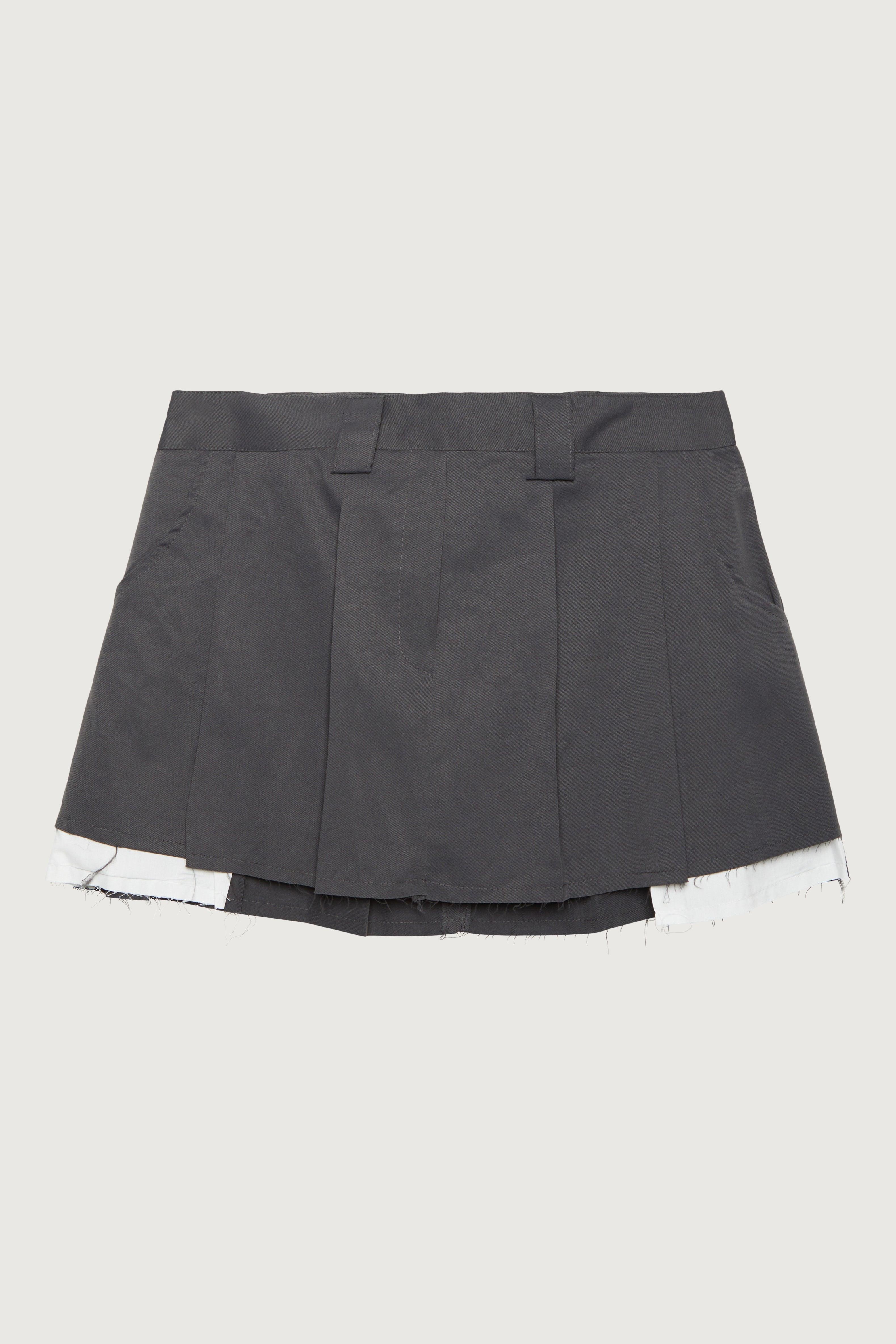 PLEATED MINI SKIRT by OAK + FORT