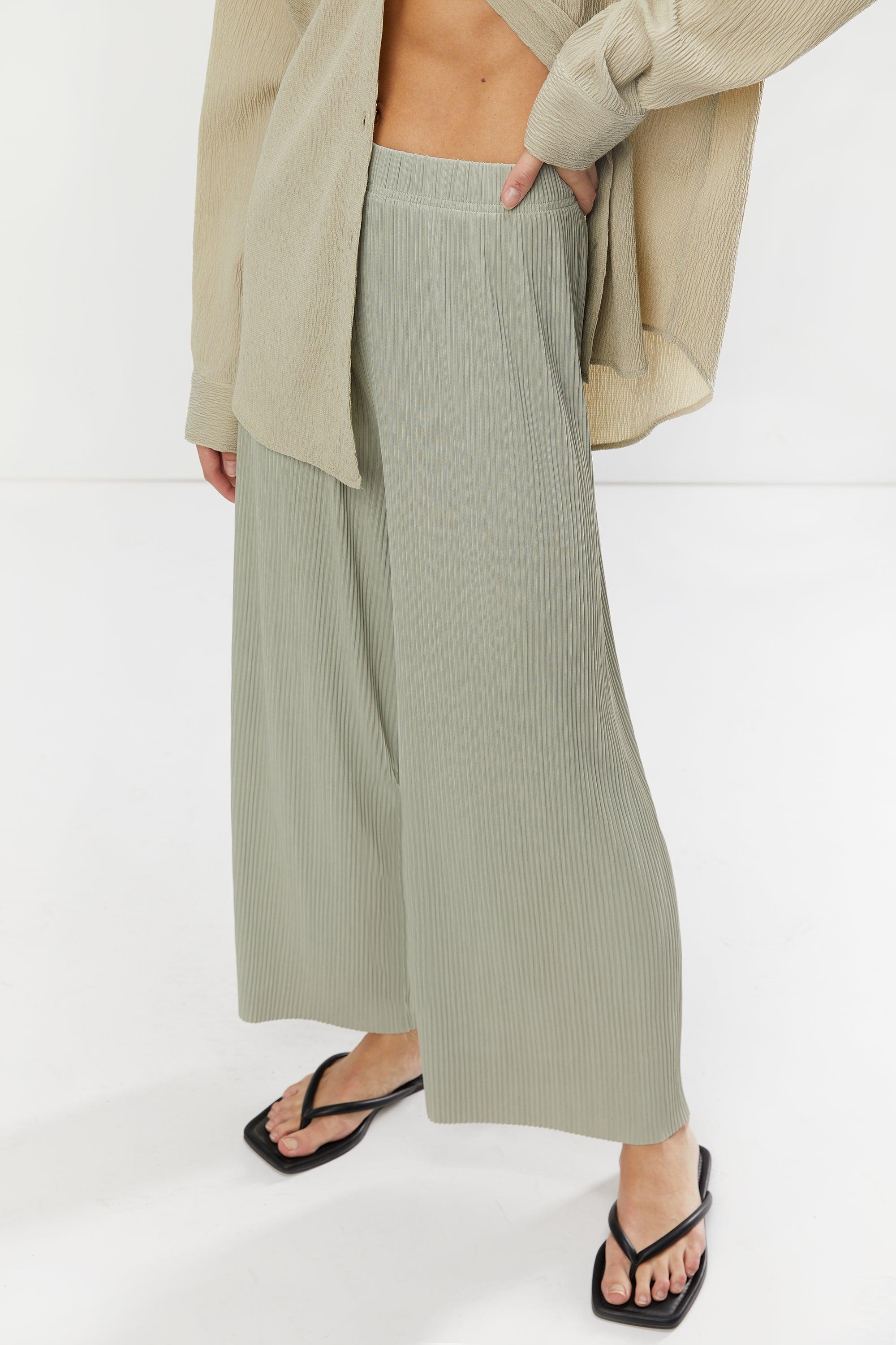 PLEATED PANT by OAK + FORT
