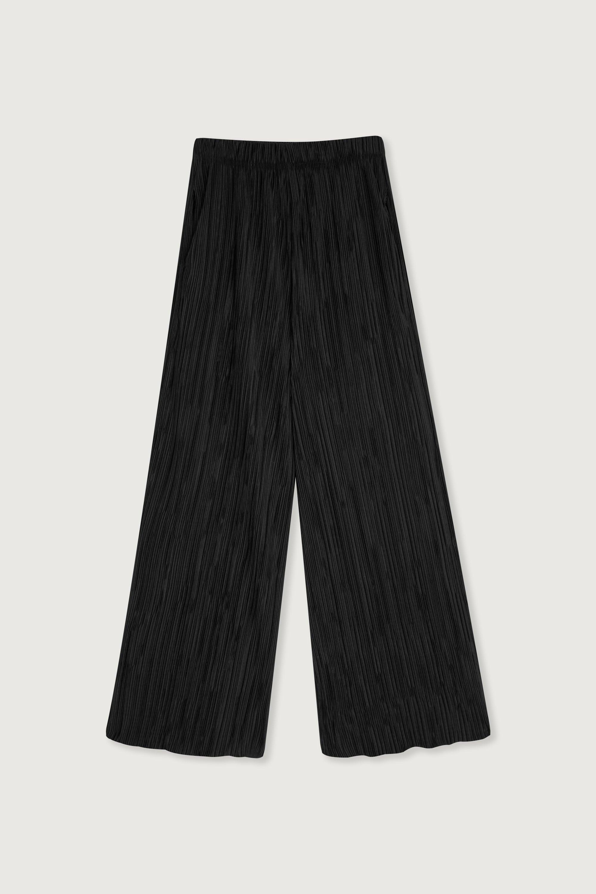 PLEATED WIDE LEG PANT by OAK + FORT