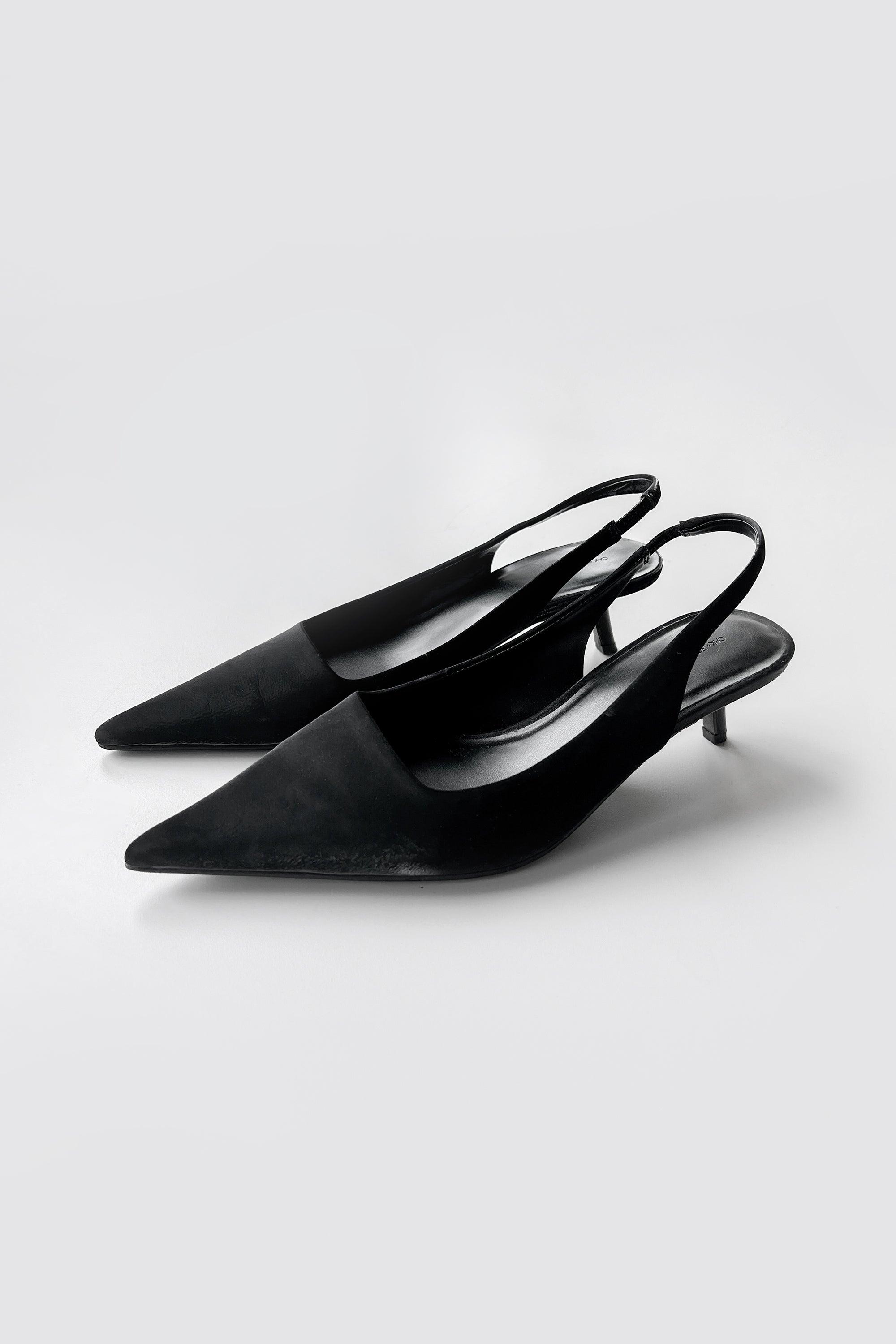 POINTED TOE SLING BACK KITTEN HEEL by OAK + FORT