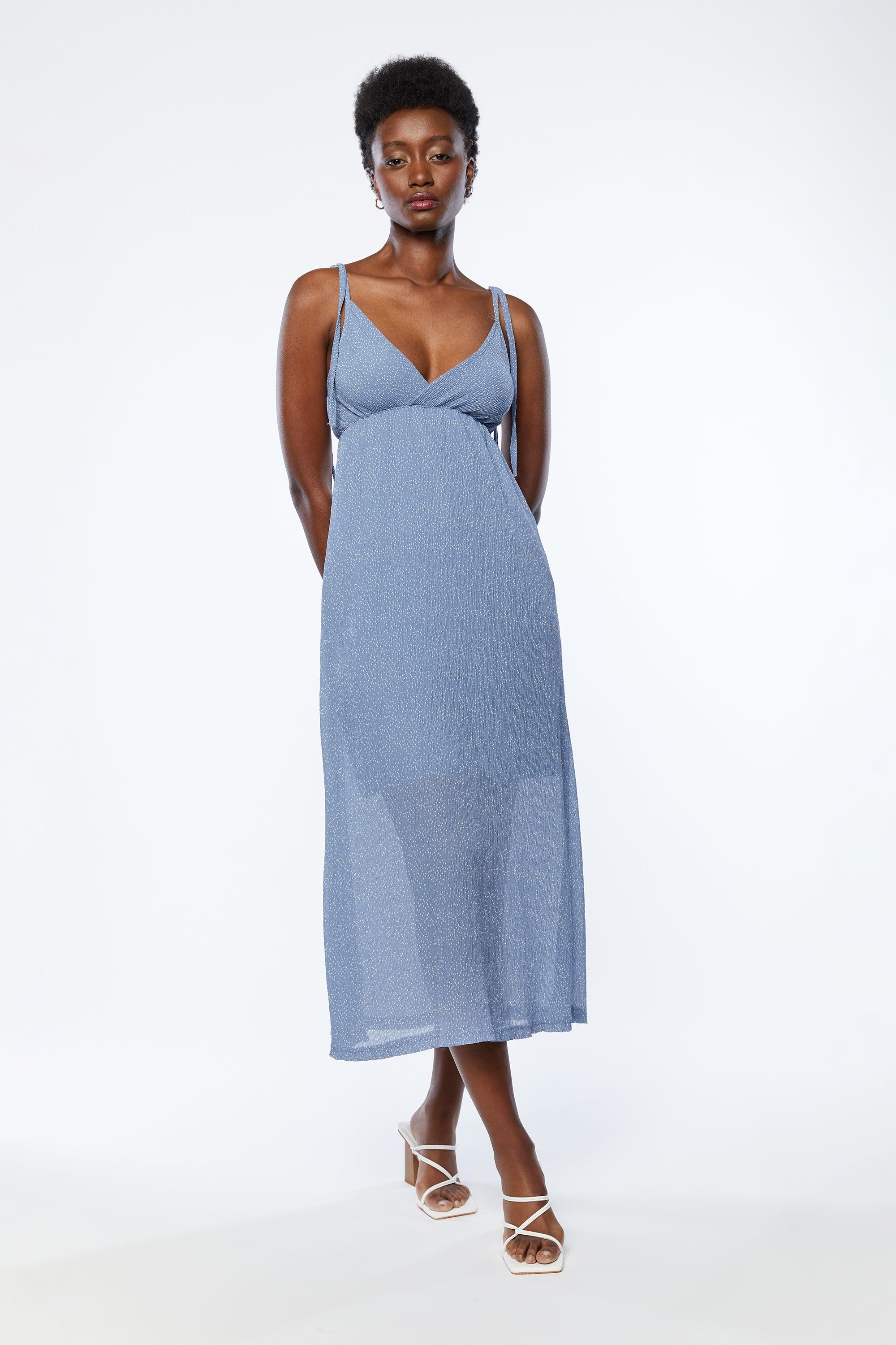 POLKA DOT MIDI DRESS by OAK + FORT