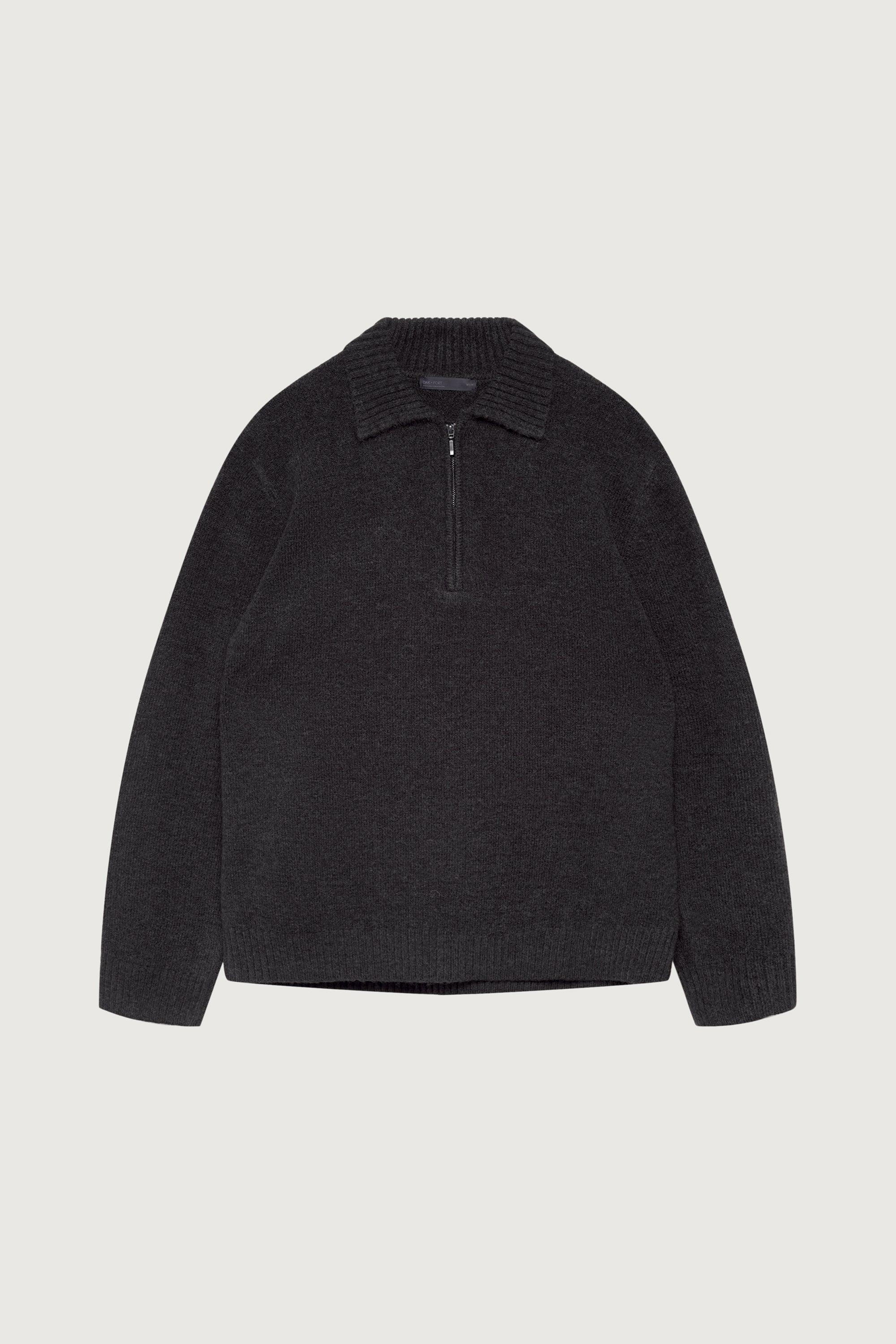 POLO HALF ZIP SWEATER by OAK + FORT