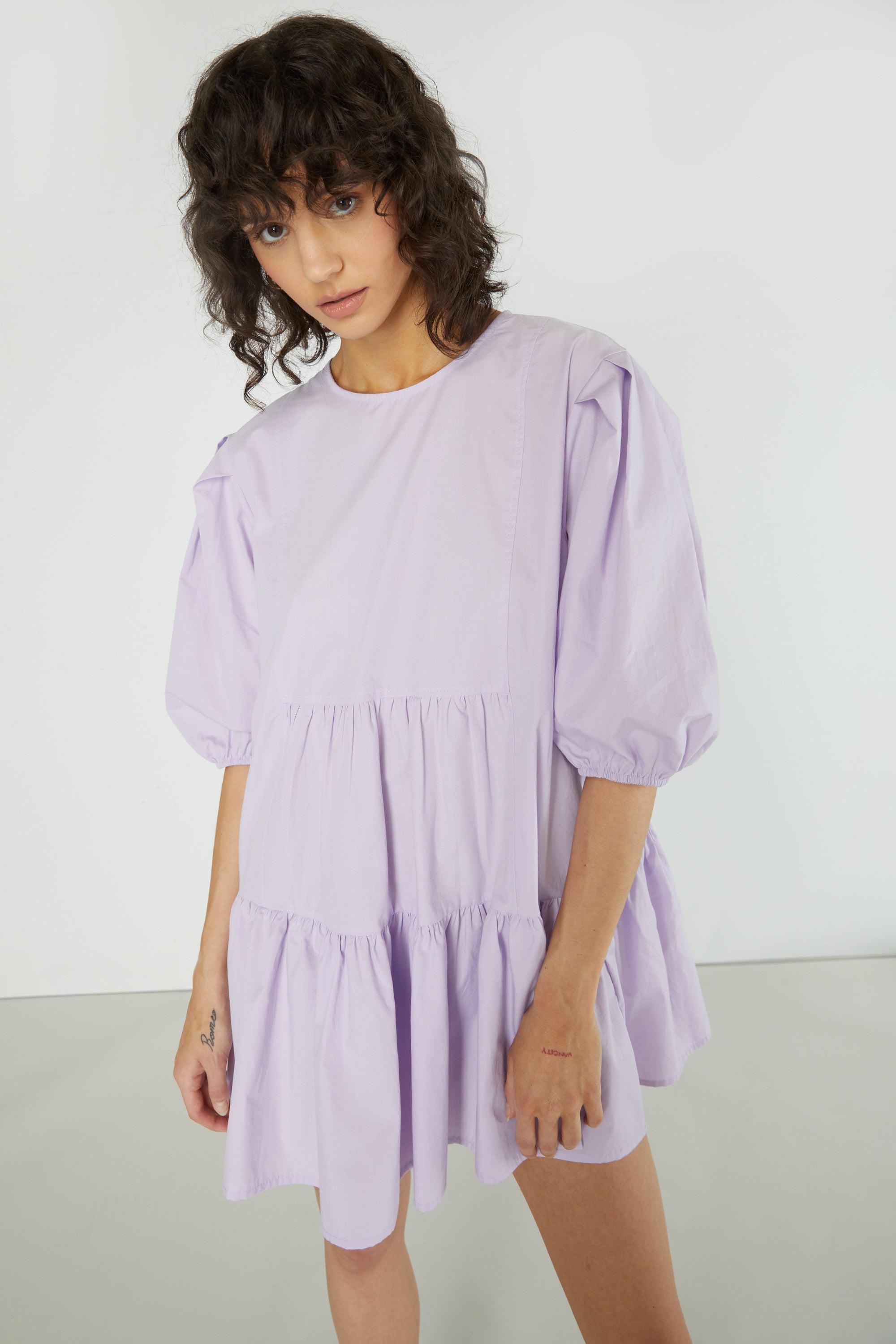 PUFF SLEEVE MINI DRESS by OAK + FORT