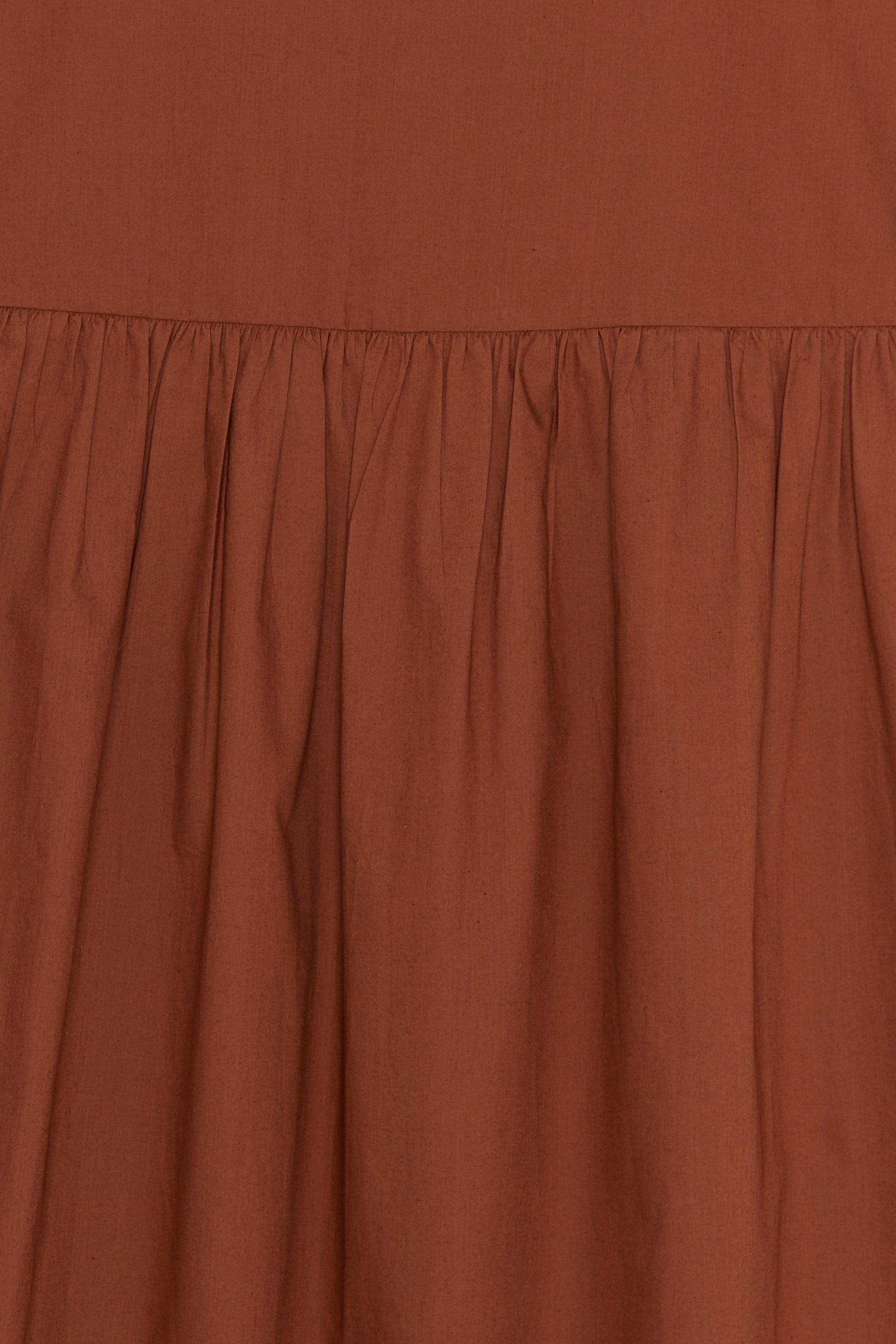 PUFF SLEEVE TIERED DRESS by OAK + FORT
