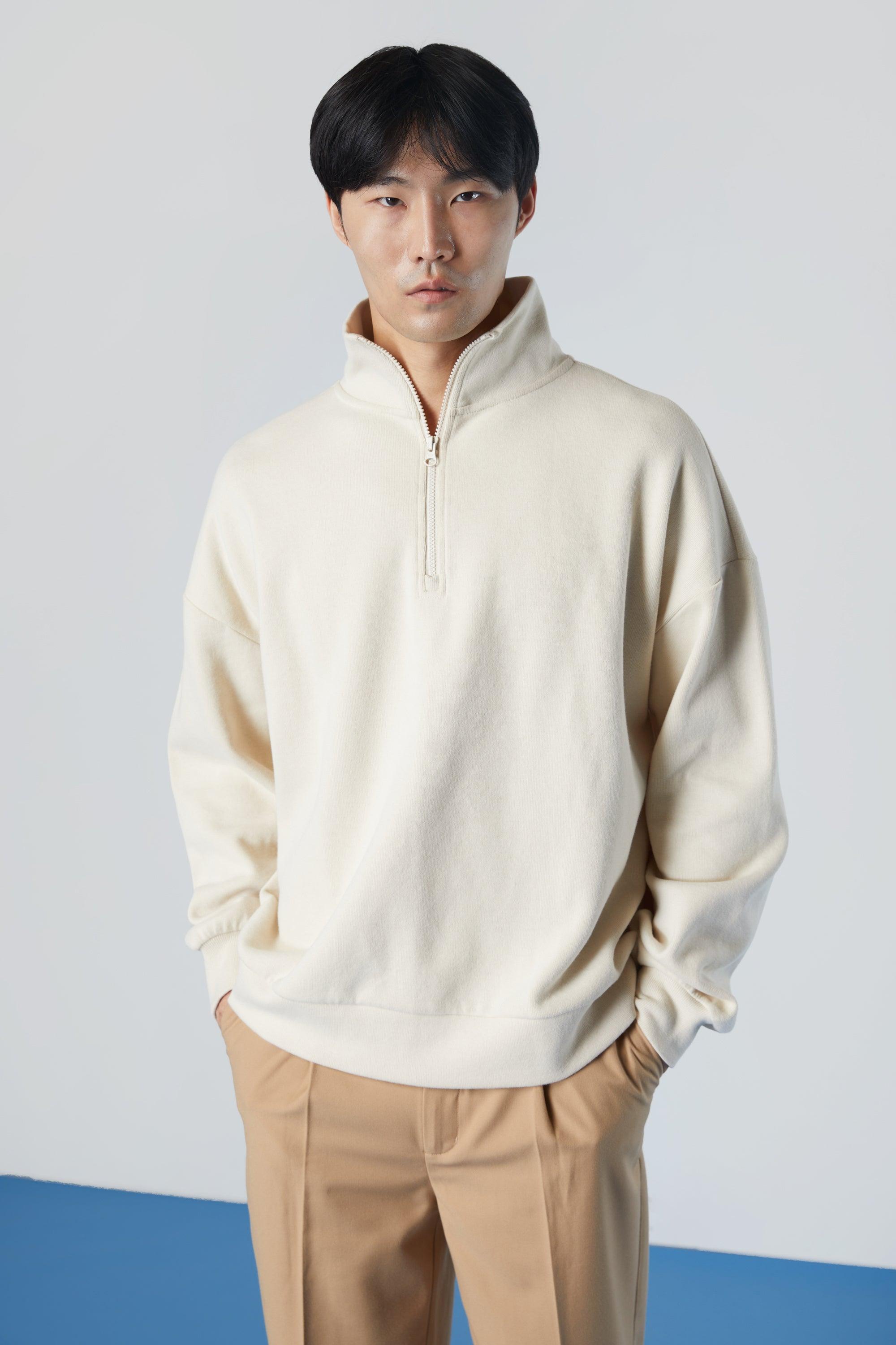 QUARTER ZIP PULLOVER by OAK + FORT