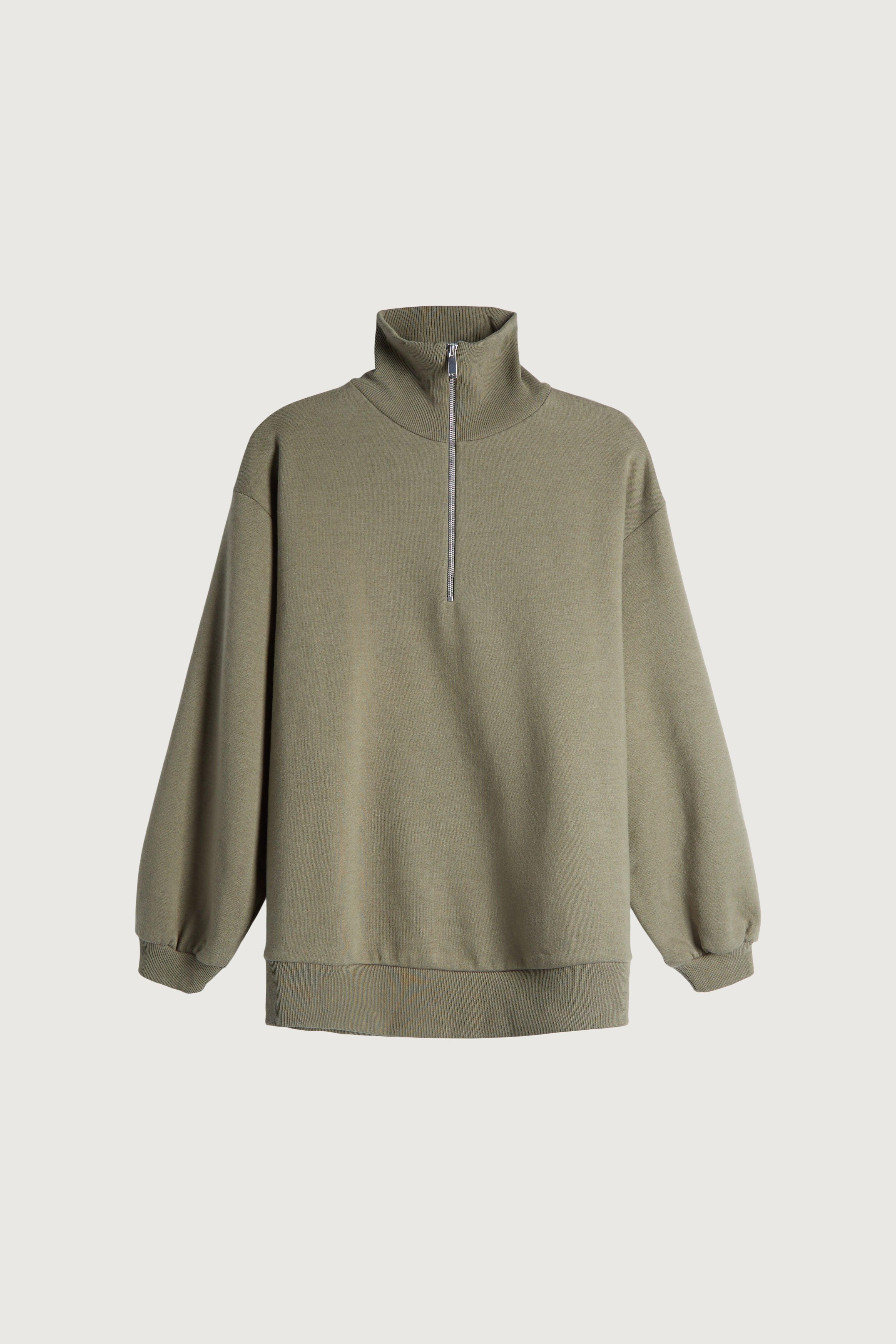QUARTER ZIP SWEAT-SHIRT by OAK + FORT