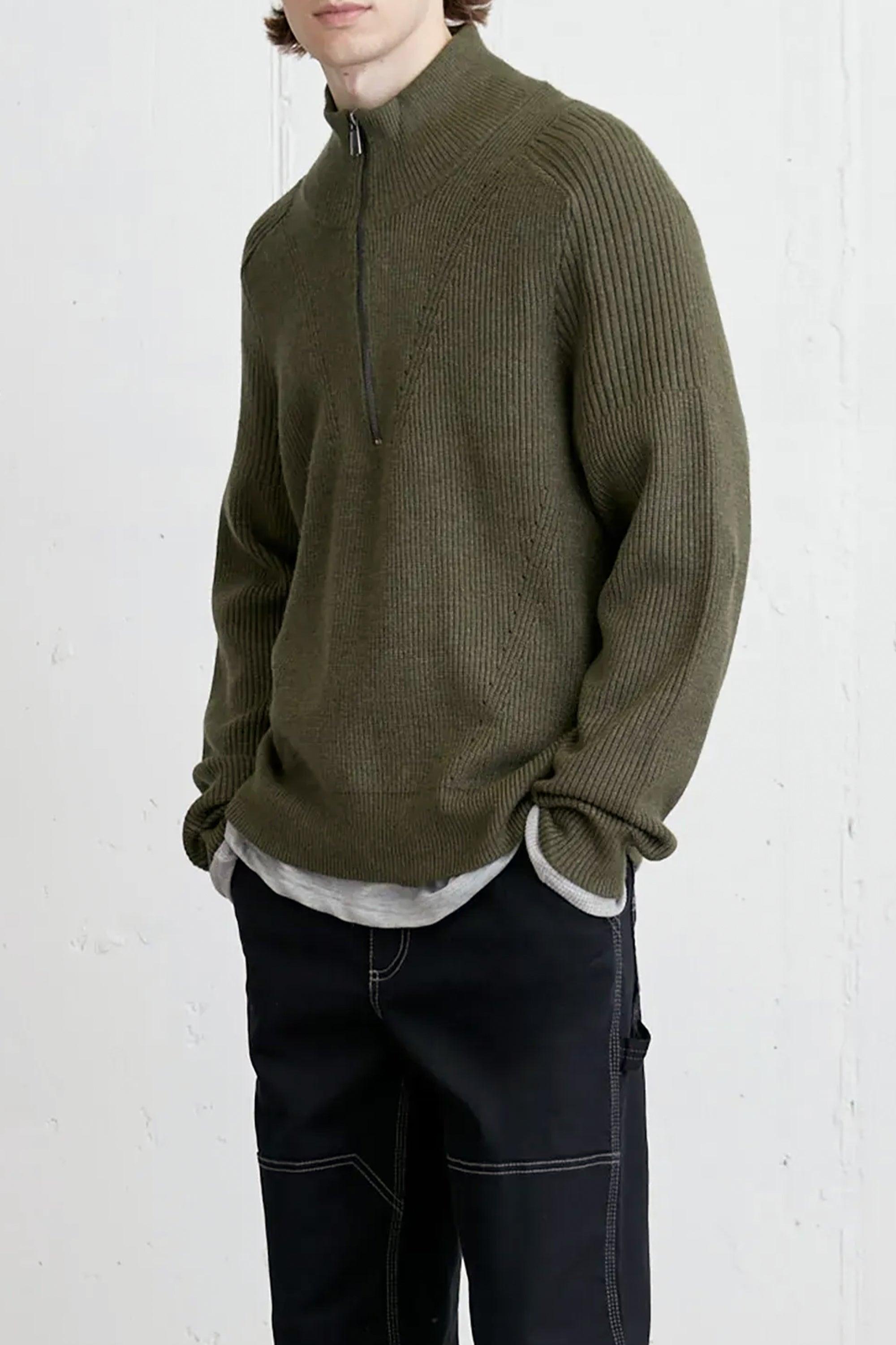 QUARTER ZIP SWEATER by OAK + FORT