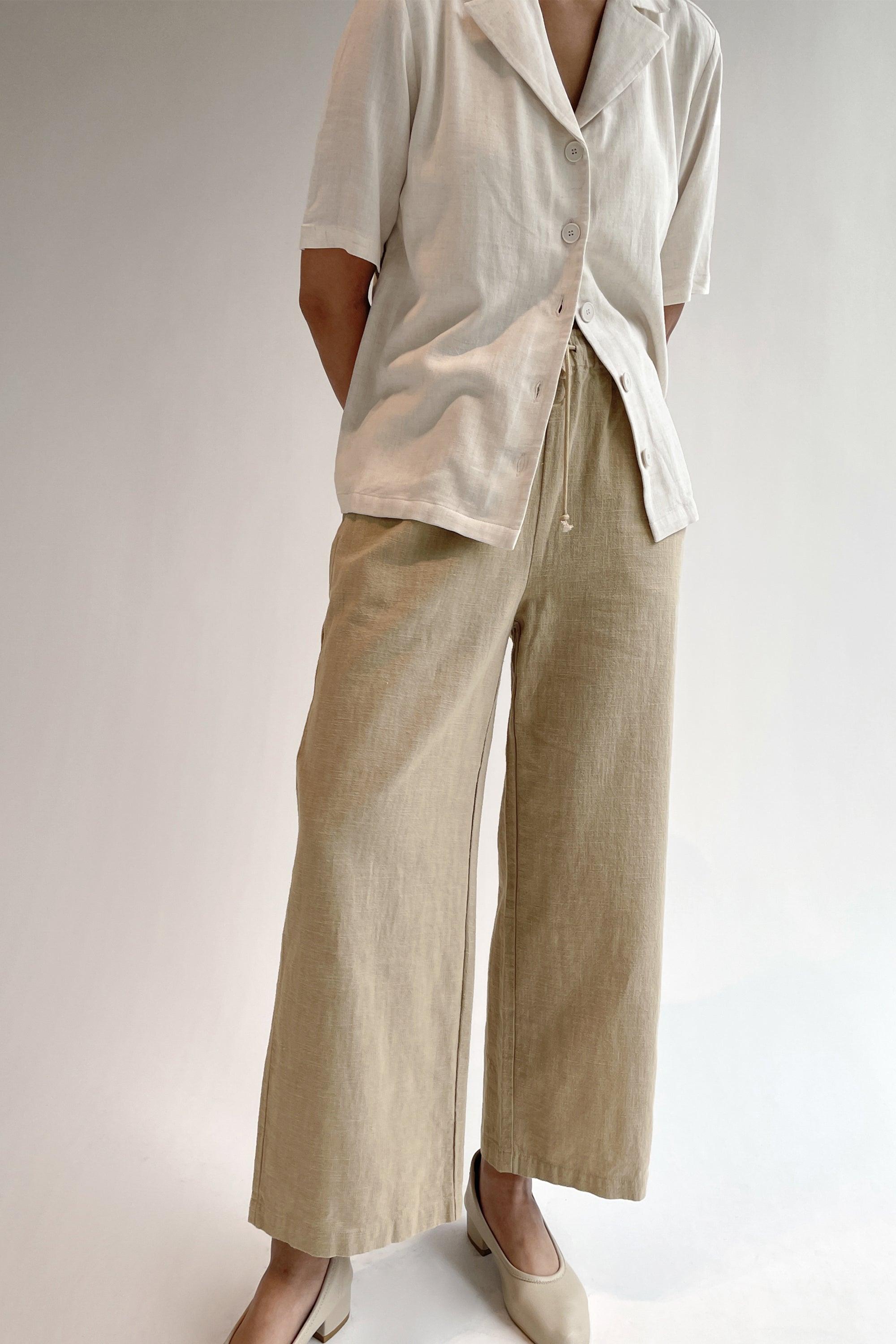 RAMIE COTTON PANT by OAK + FORT