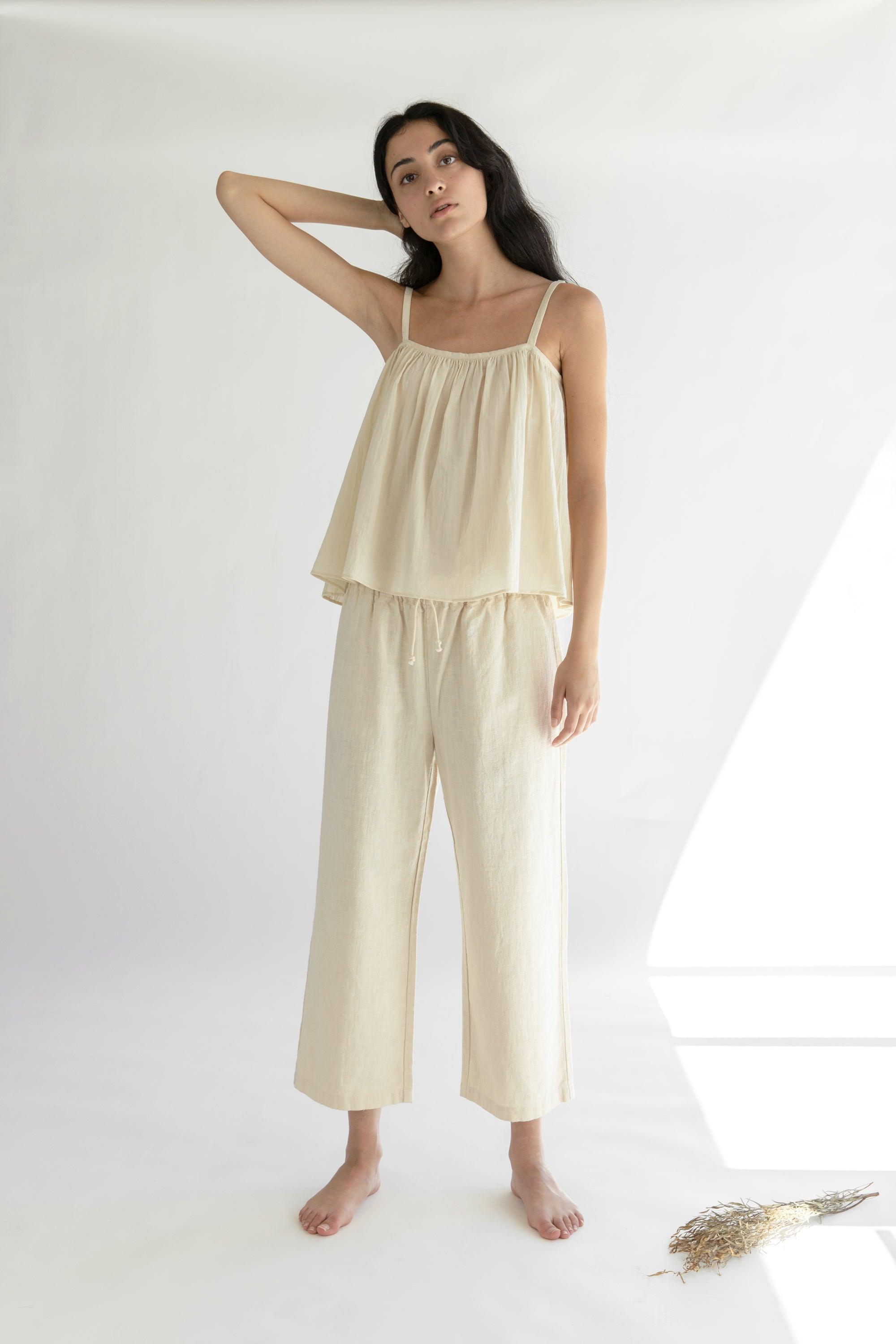 RAMIE COTTON PANT by OAK + FORT