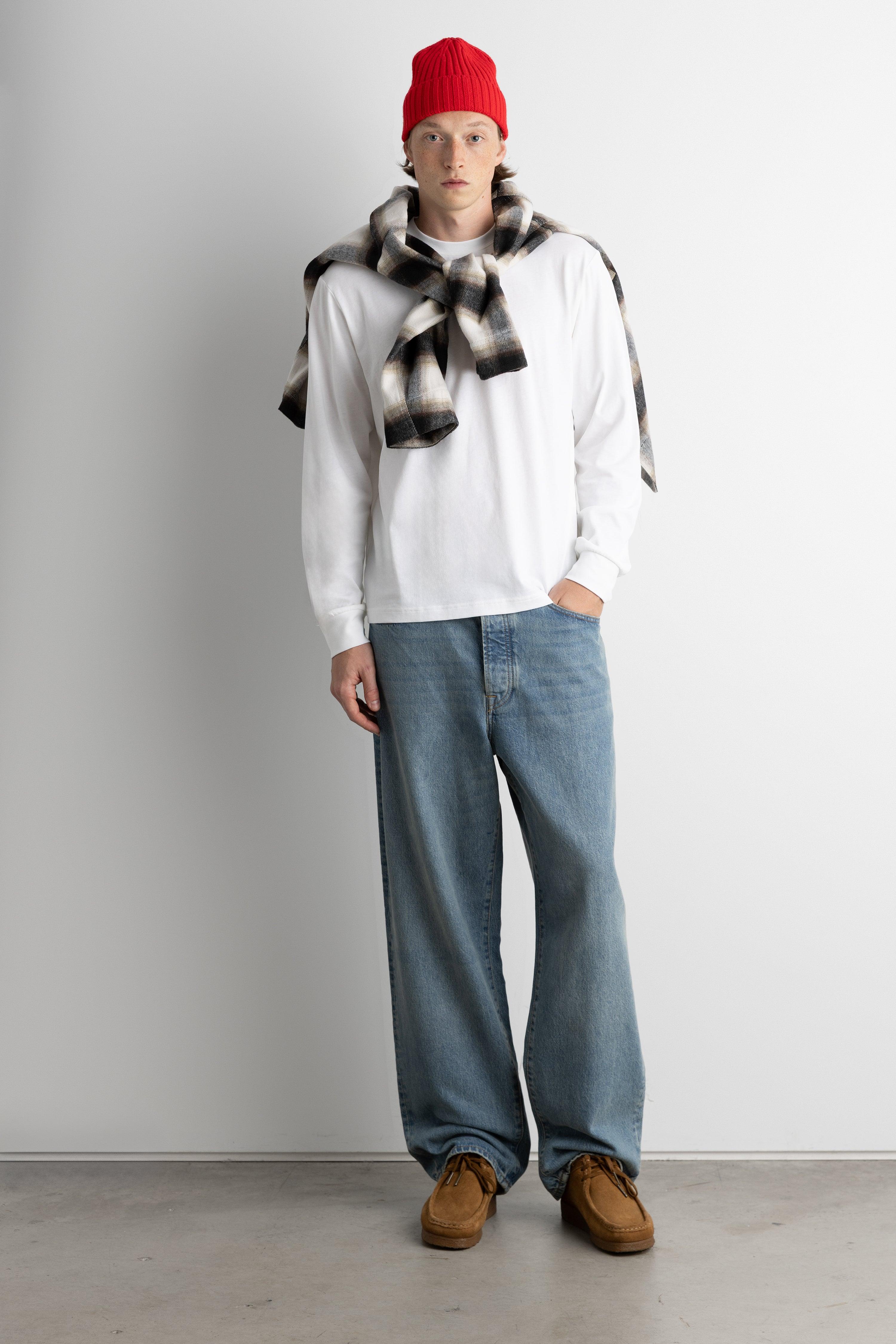 RELAXED LONG SLEEVE CREWNECK T-SHIRT by OAK + FORT