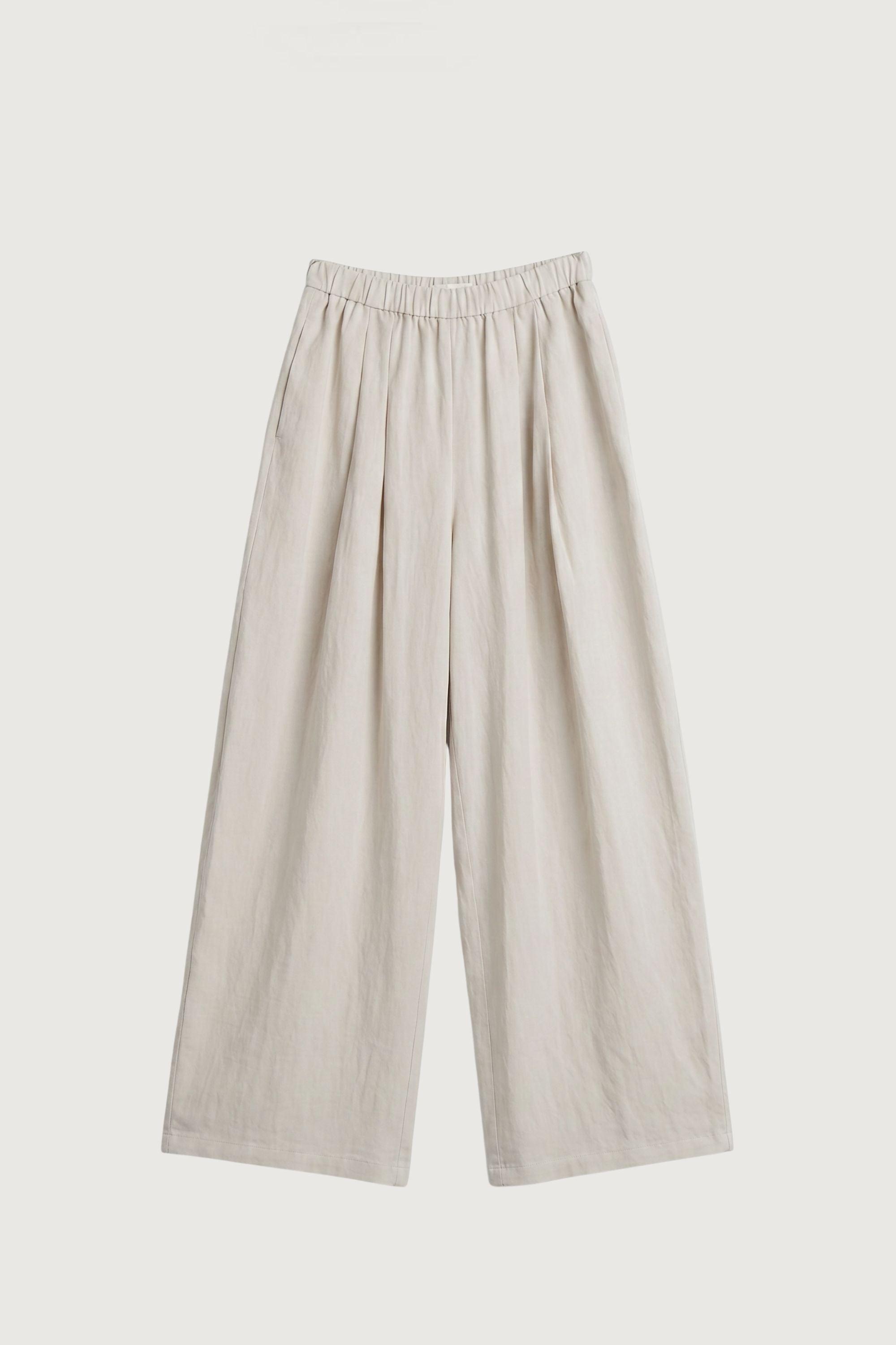 RELAXED WIDE LEG PULL-ON PANT by OAK + FORT