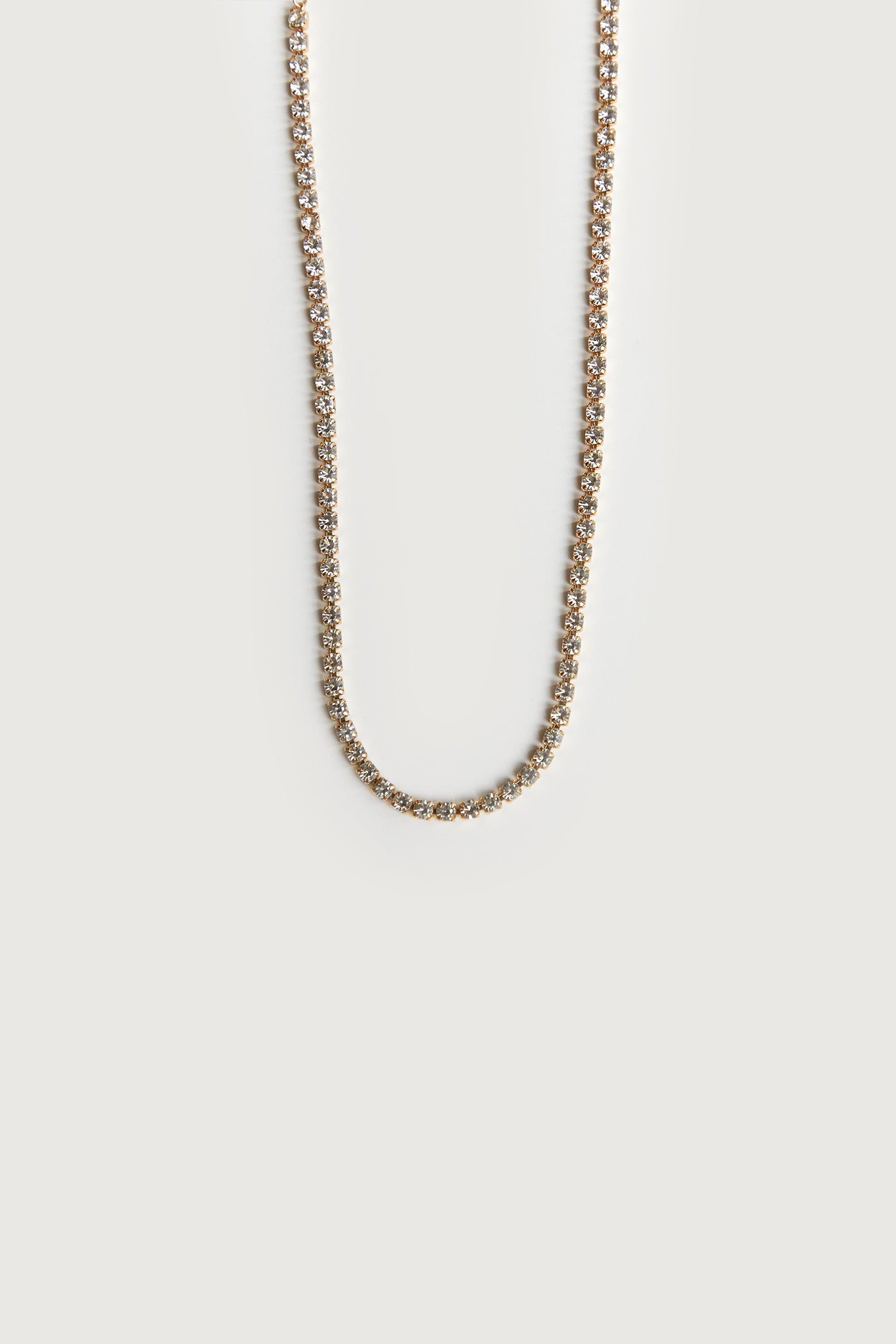 RHINESTONE NECKLACE by OAK + FORT