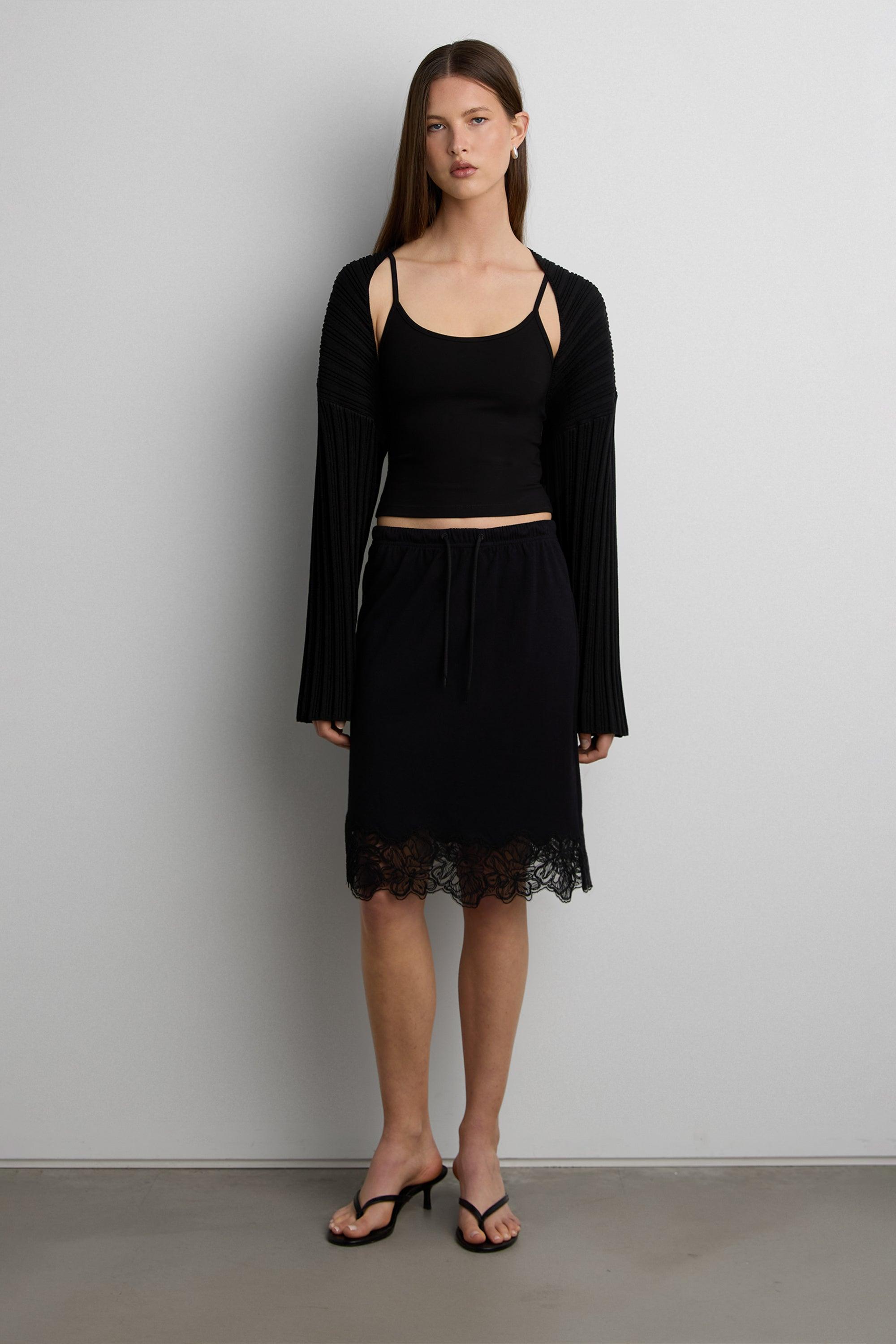 RIBBED BOLERO by OAK + FORT