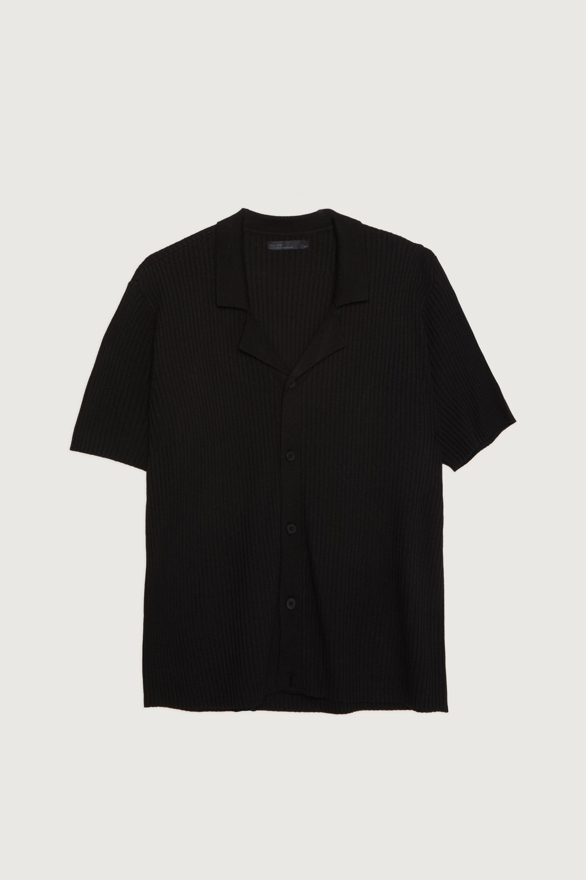 RIBBED BUTTON UP SHIRT by OAK + FORT