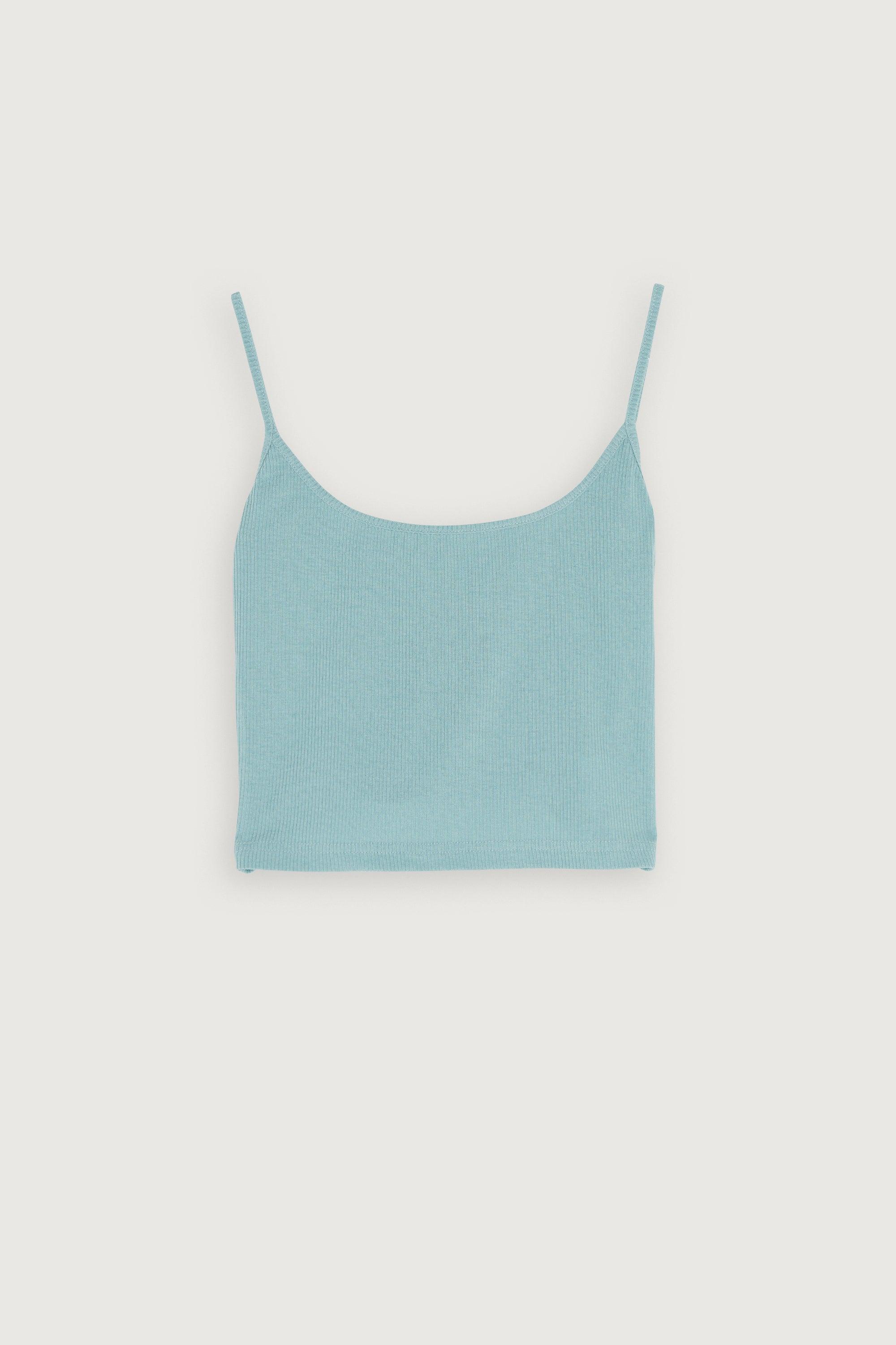 RIBBED CROPPED TANK by OAK + FORT