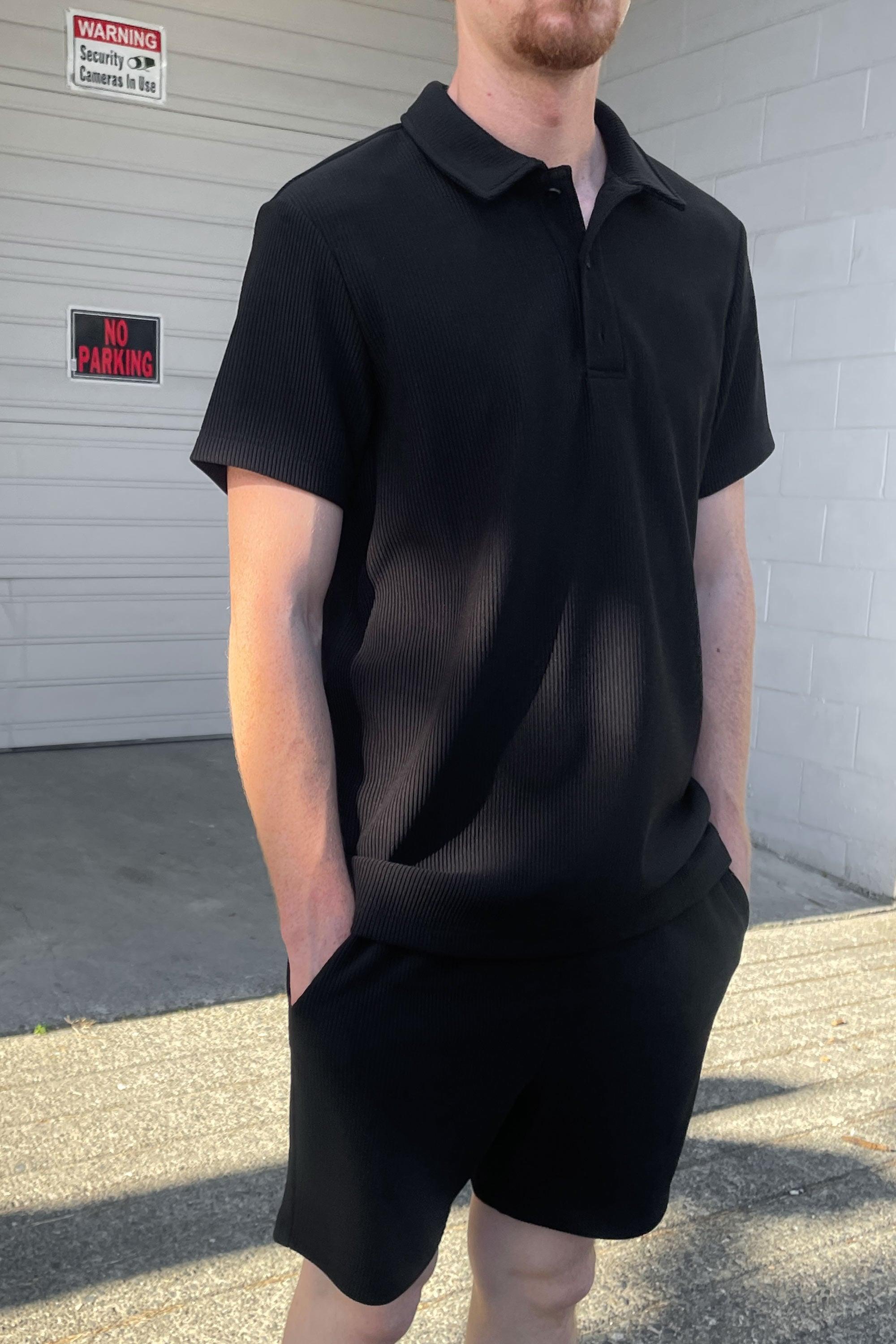 RIBBED ELASTIC WAIST SHORT by OAK + FORT