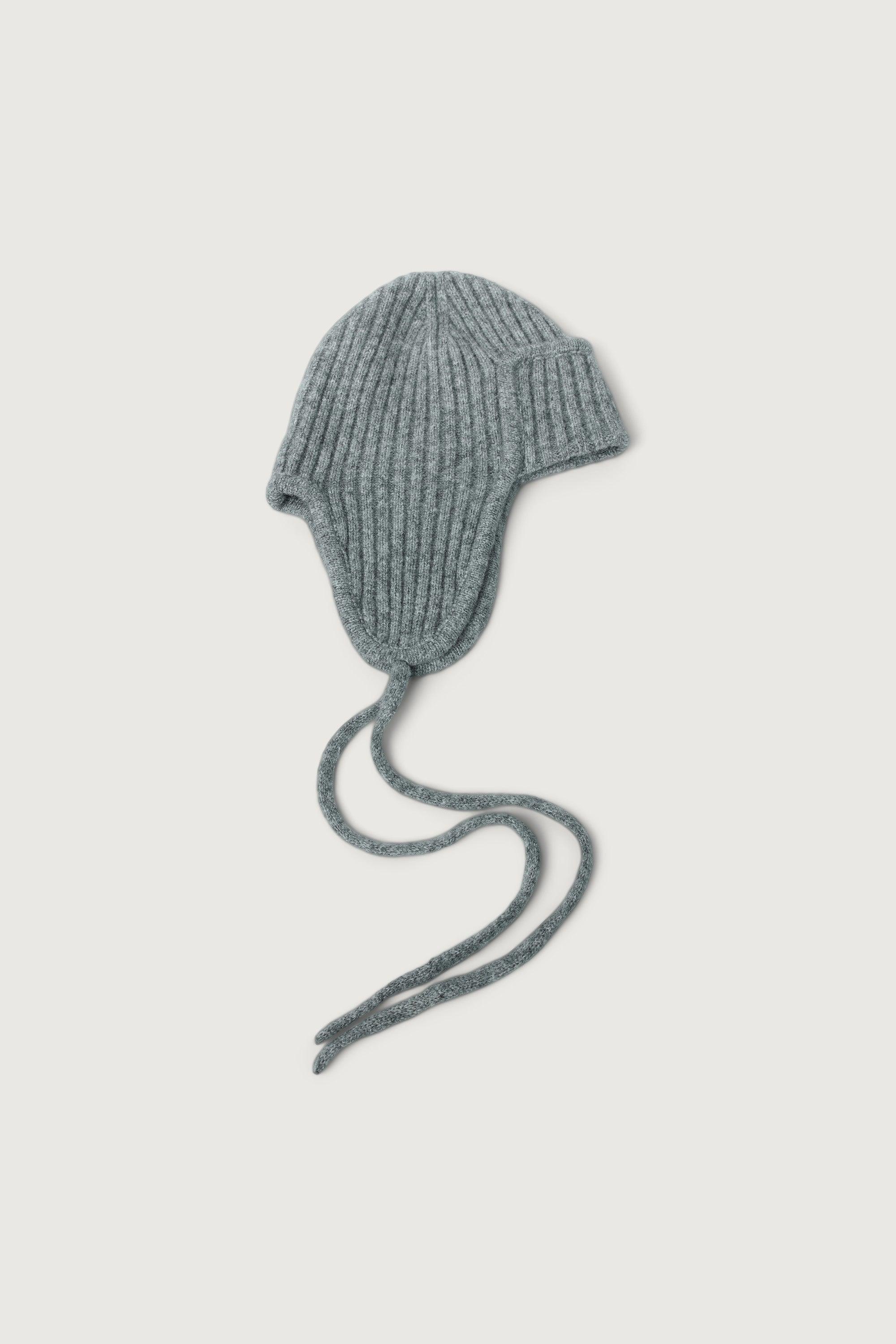 RIBBED KNIT TRAPPER HAT by OAK + FORT