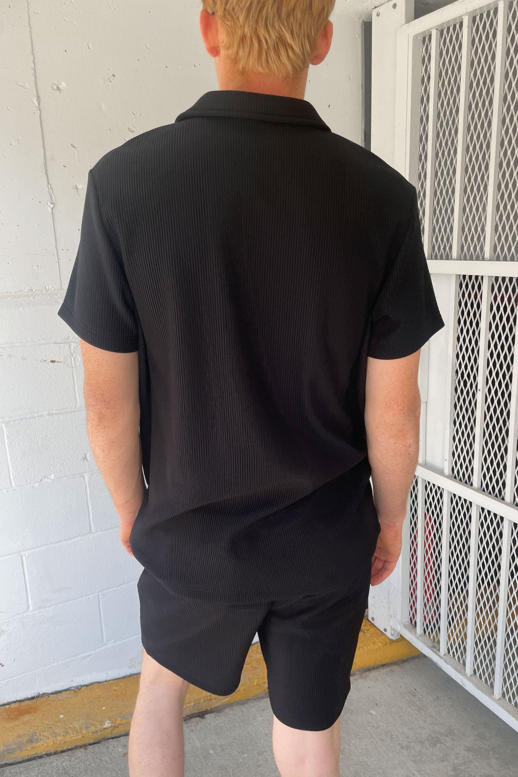 RIBBED POLO T-SHIRT by OAK + FORT