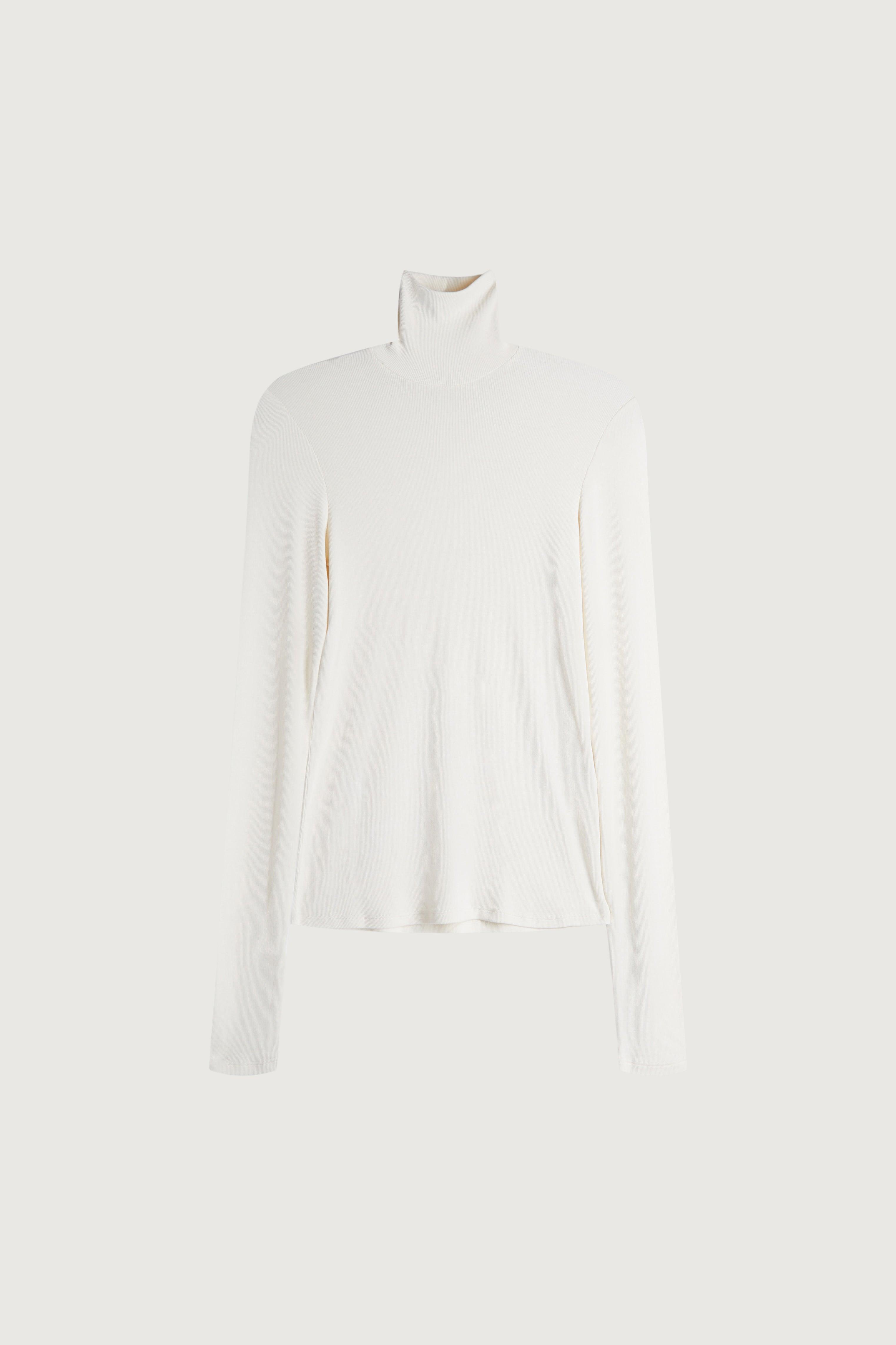 RIBBED TURTLENECK LONG SLEEVE by OAK + FORT